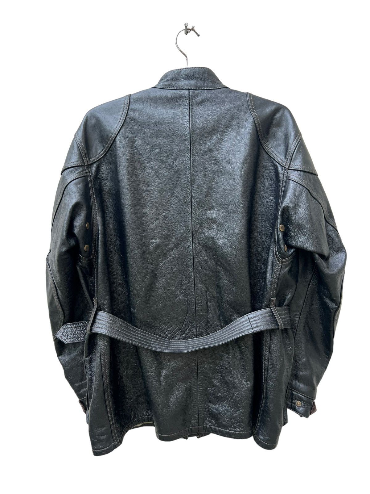 Belstaff Vintage Belstaff Leather Motorcycle Jacket Size US L / EU 52-54 / 3 - 13 Thumbnail