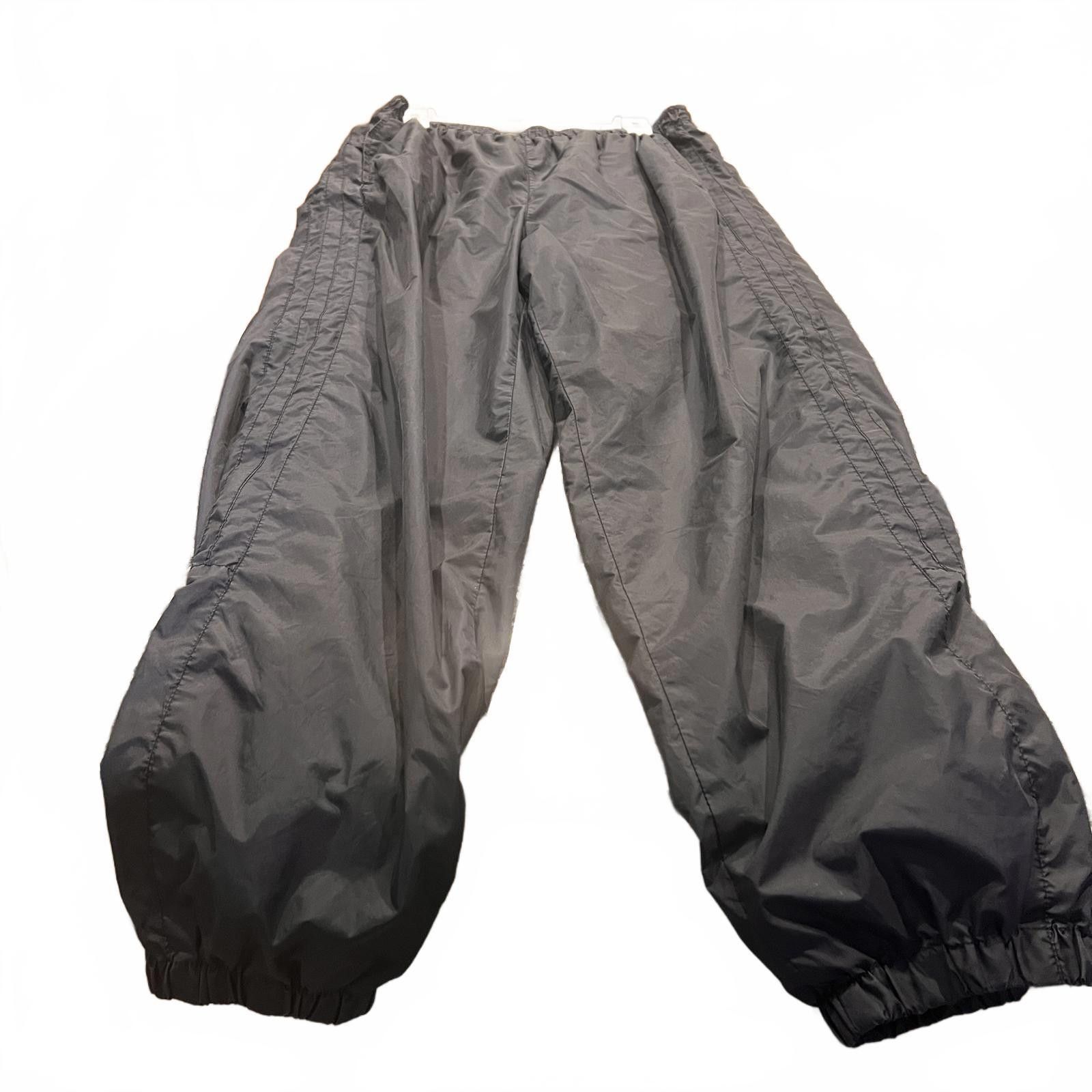 Athletic Works Women's Black Casual Pants with Elastic Waist and Cuffs Size 36" / US 14 / IT 50 - 2 Thumbnail