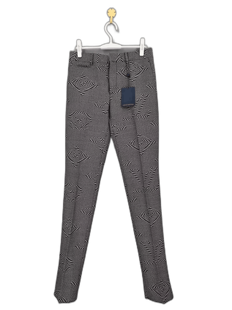 Louis Vuitton louis vuitton houndstooth patterned trousers-2507 Size US 38 / EU 54 - 1 Thumbnail