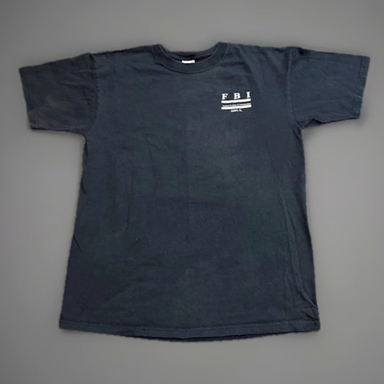Anvil VINTAGE Florida Vacation Tourist FBI Federal Bureau Intoxication T-Shirt L Men Black Anvil L Size US L / EU 52-54 / 3 - 2 Thumbnail