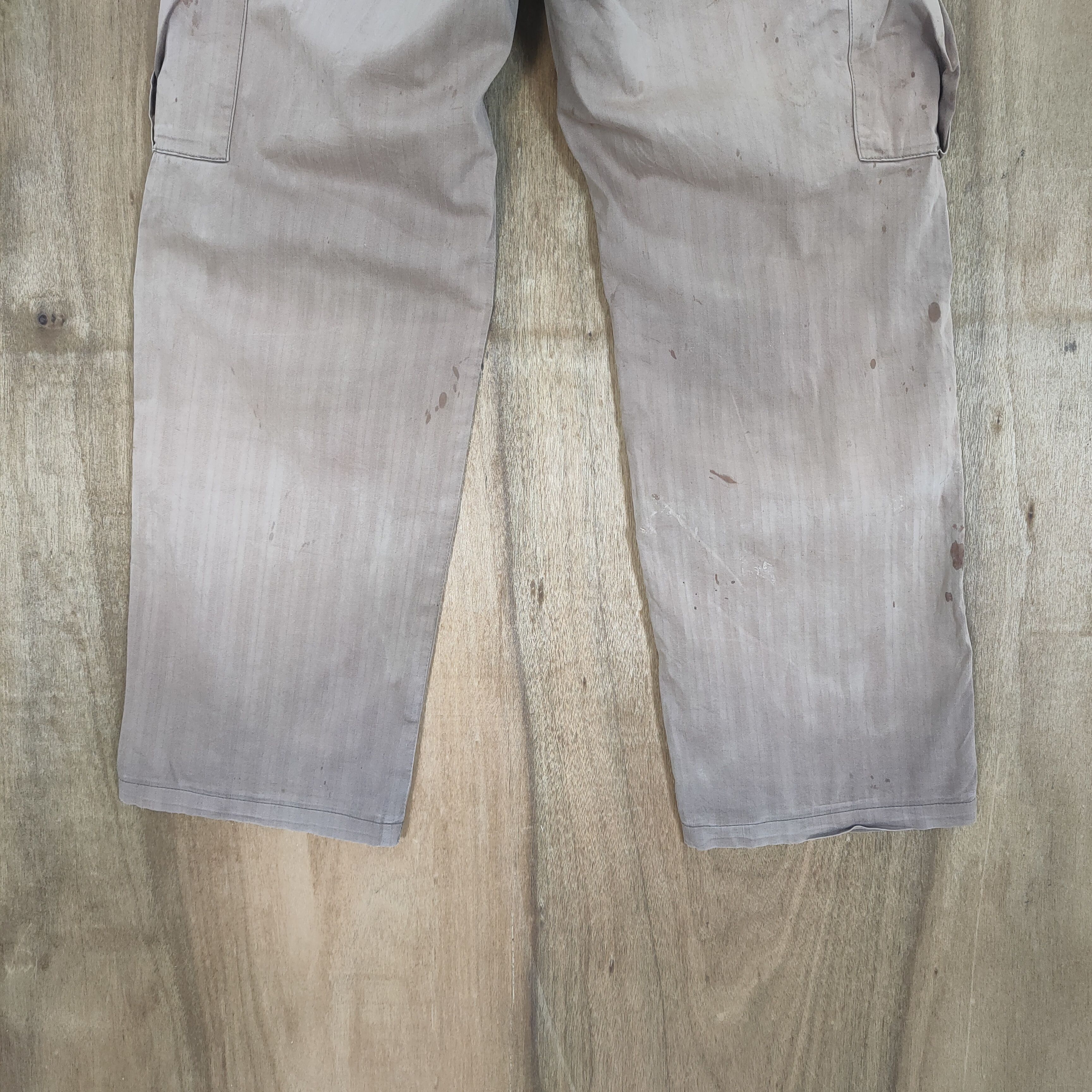 Melrose VINTAGE MELROSE FADED BROWN CARGO PANTS Size US 34 / EU 50 - 10 Thumbnail