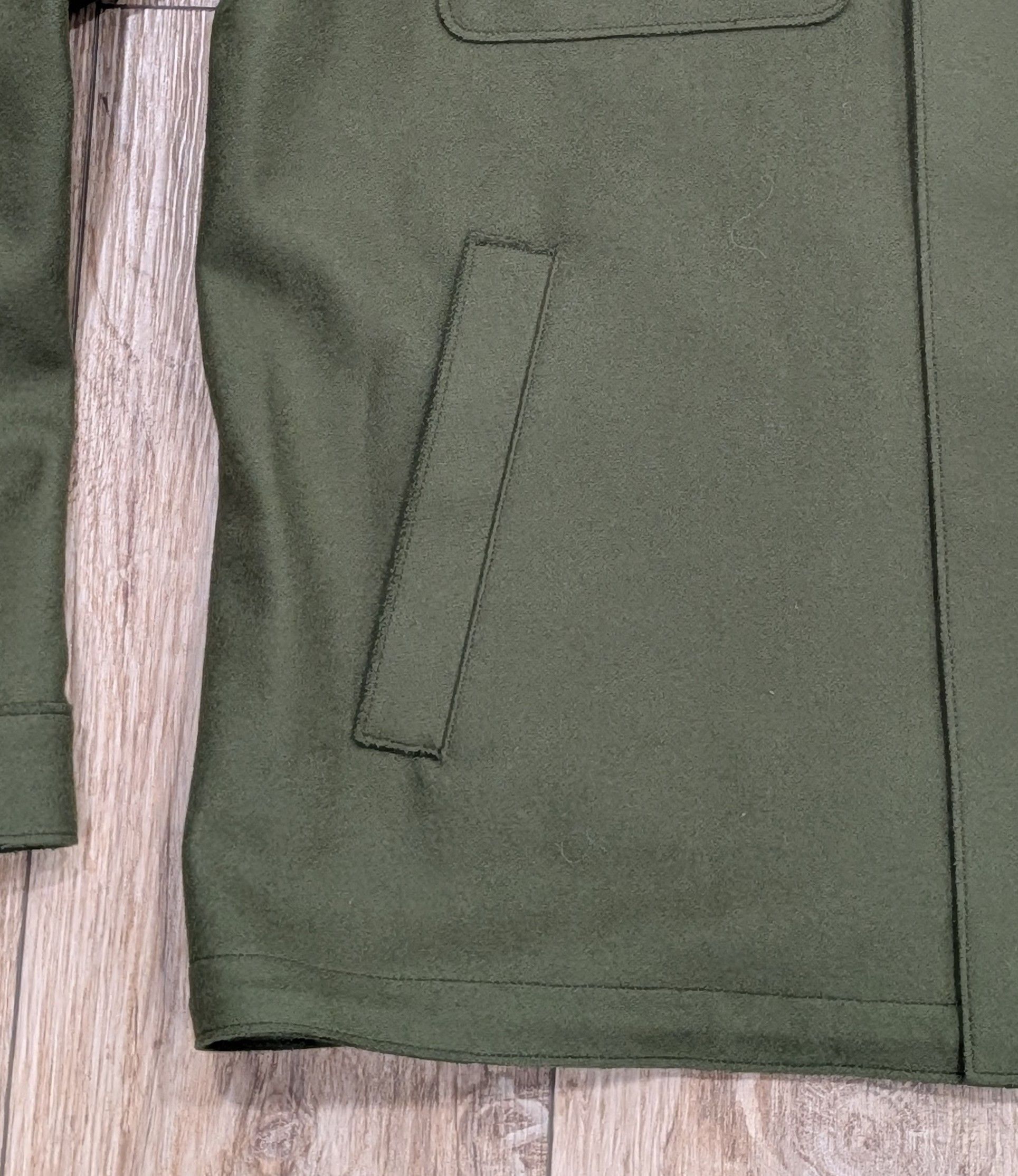 Herno HERNO Virgin Wool Blend Shirt Jacket Military Green 56 US 46 Size US XL / EU 56 / 4 - 3 Thumbnail
