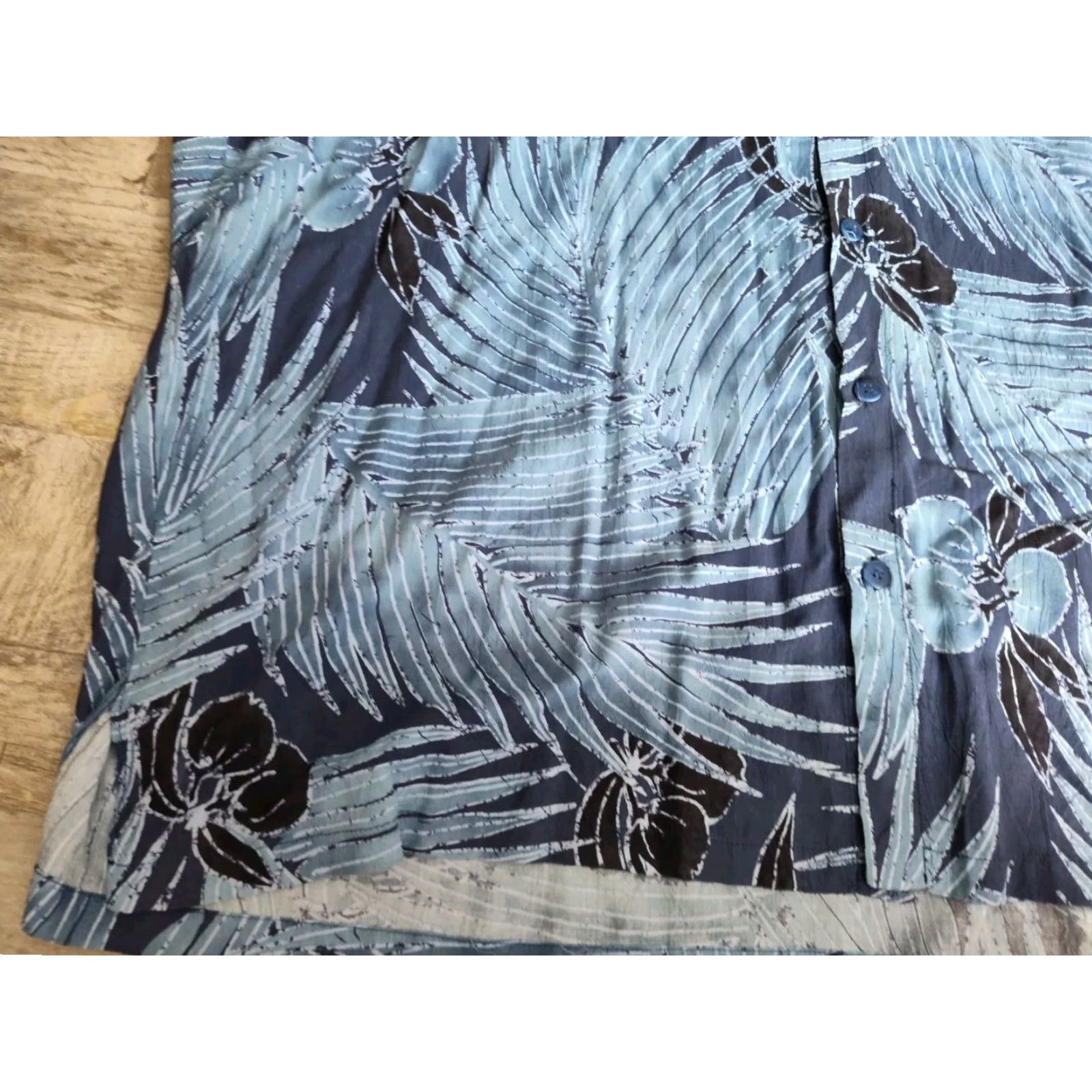 Jams World VINTAGE Jams World Hawaiian Aloha Shirt Men 4XL Short Sleeve Floral Rayon Blue Casual Size US XXL / EU 58 / 5 - 2 Thumbnail
