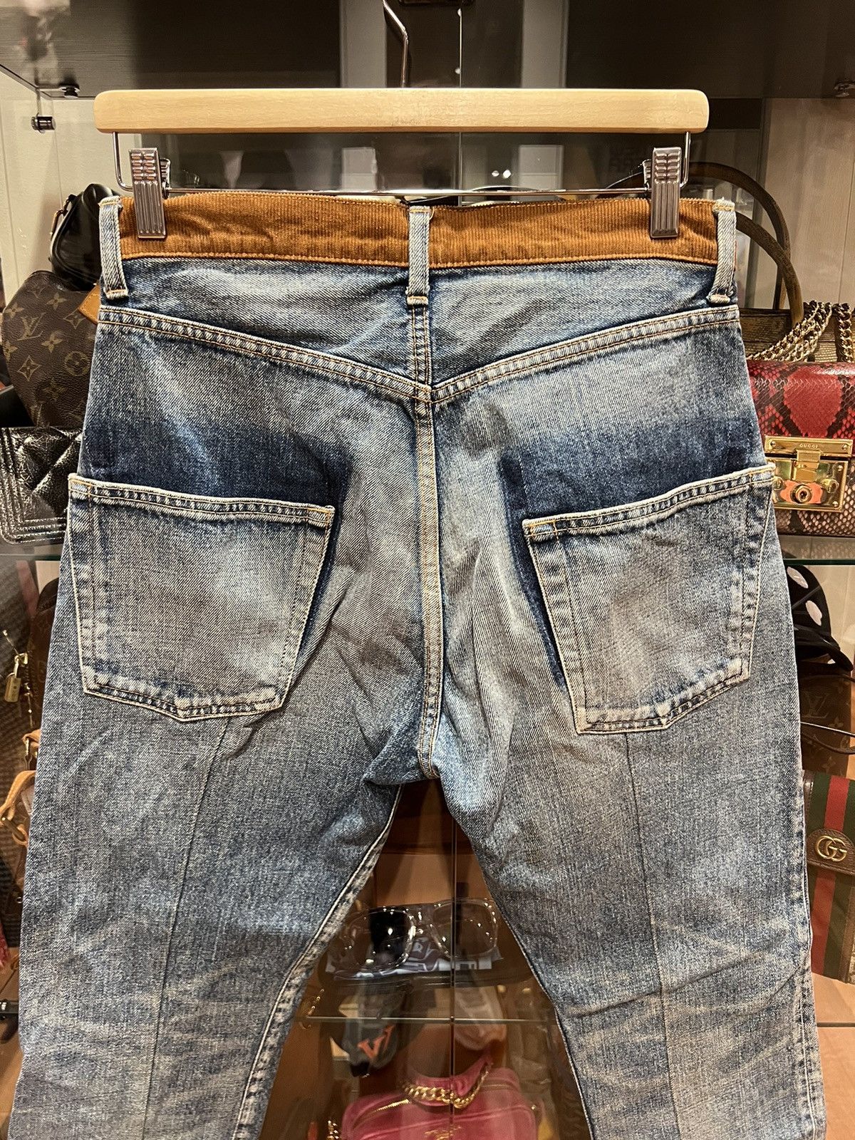 Comme des Garcons Junya Watanabe comme Des garçons patch denim jeans blue Size US 30 / EU 46 - 4 Thumbnail