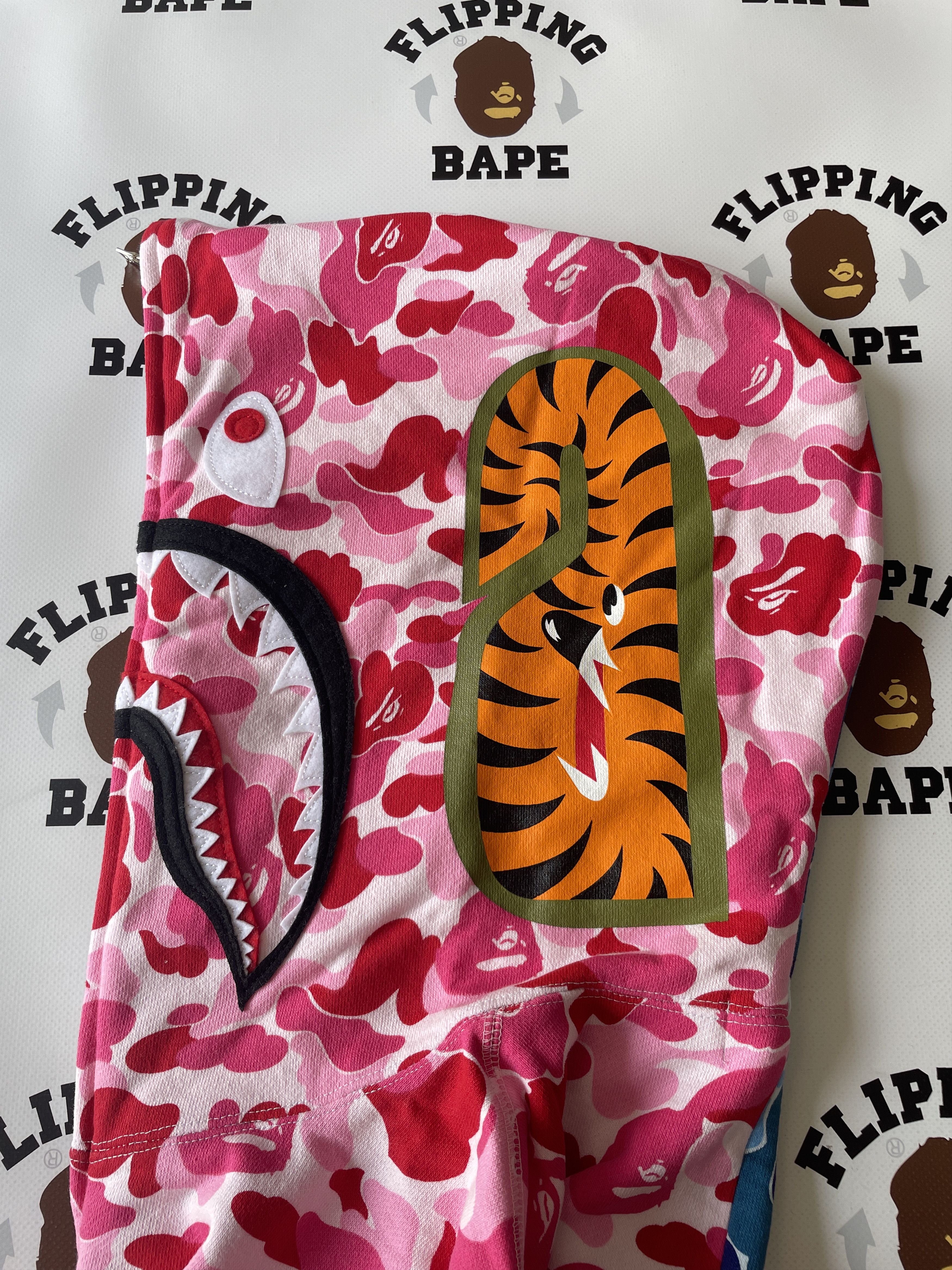 Bape BAPE ABC CAMO CRAZY SHARK FULL ZIP HOODIE Size US M / EU 48-50 / 2 - 5 Thumbnail