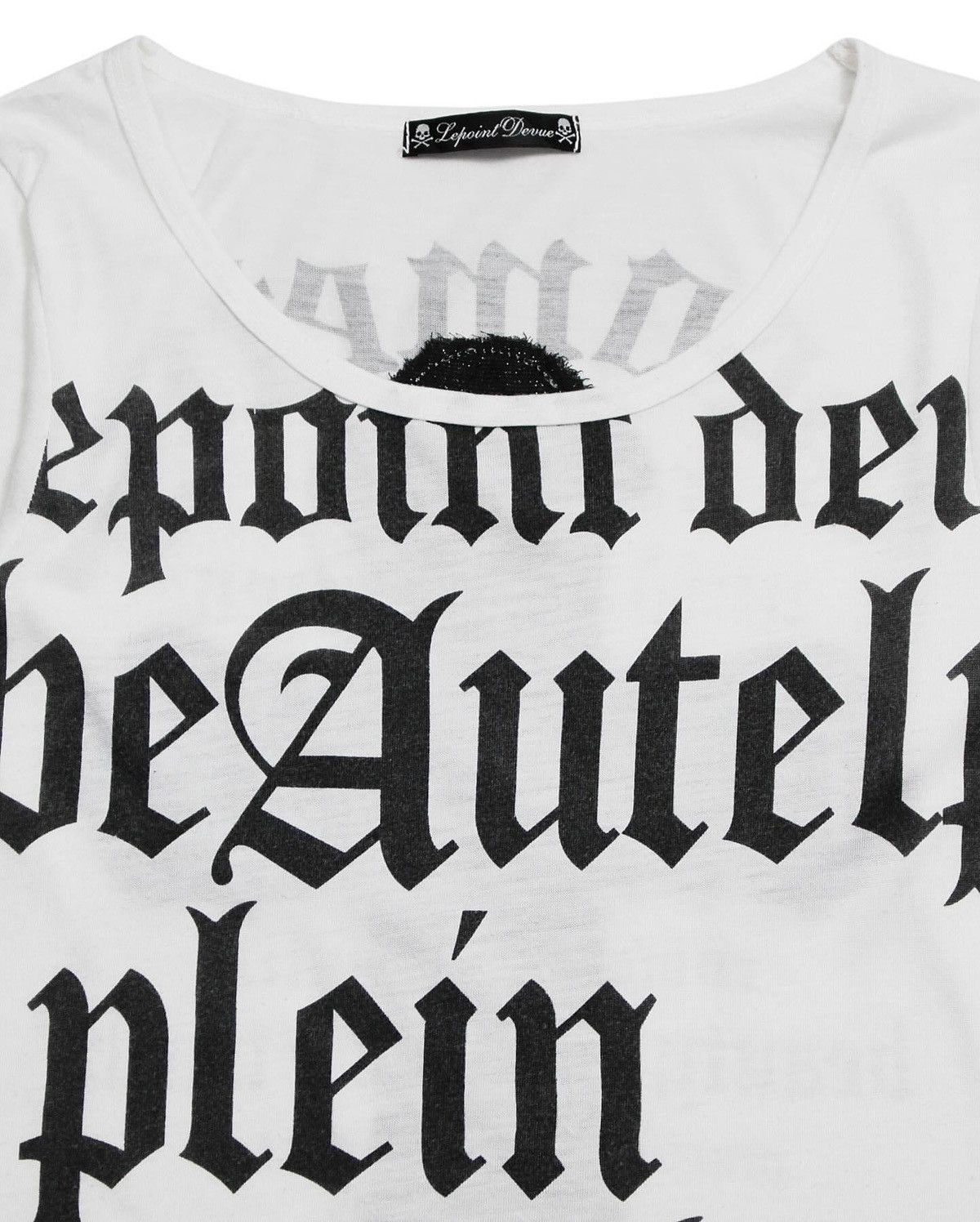 If Six Was Nine 2000S LEPOINT DEVUE CROSS PATCH LONG SLEEVE Size US M / EU 48-50 / 2 - 3 Thumbnail