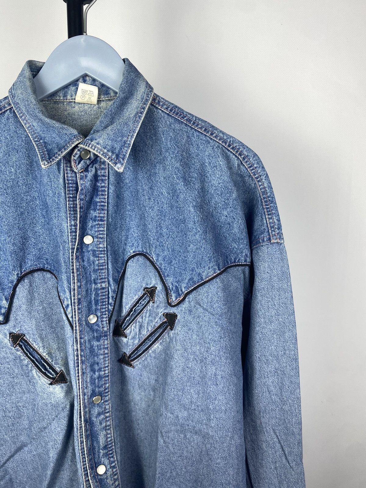 Cowboy Equipment × Vintage 90s vintage USA western cowboy denim shirt Size US M / EU 48-50 / 2 - 6 Thumbnail