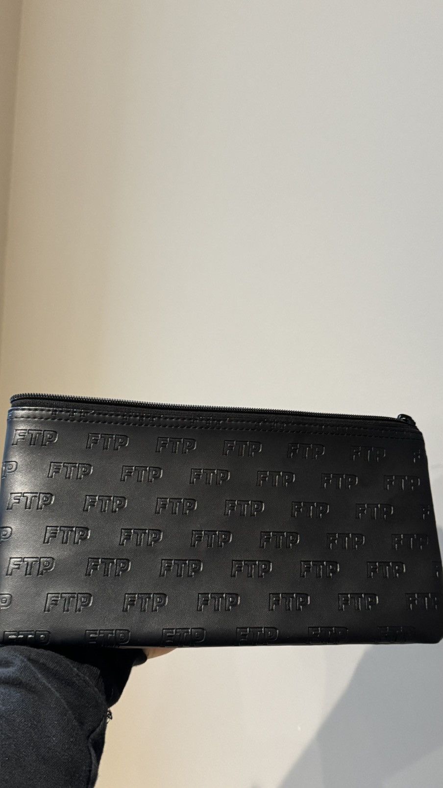 Fuck The Population Fuck The Population leather embossed money bag Size ONE SIZE - 5 Thumbnail