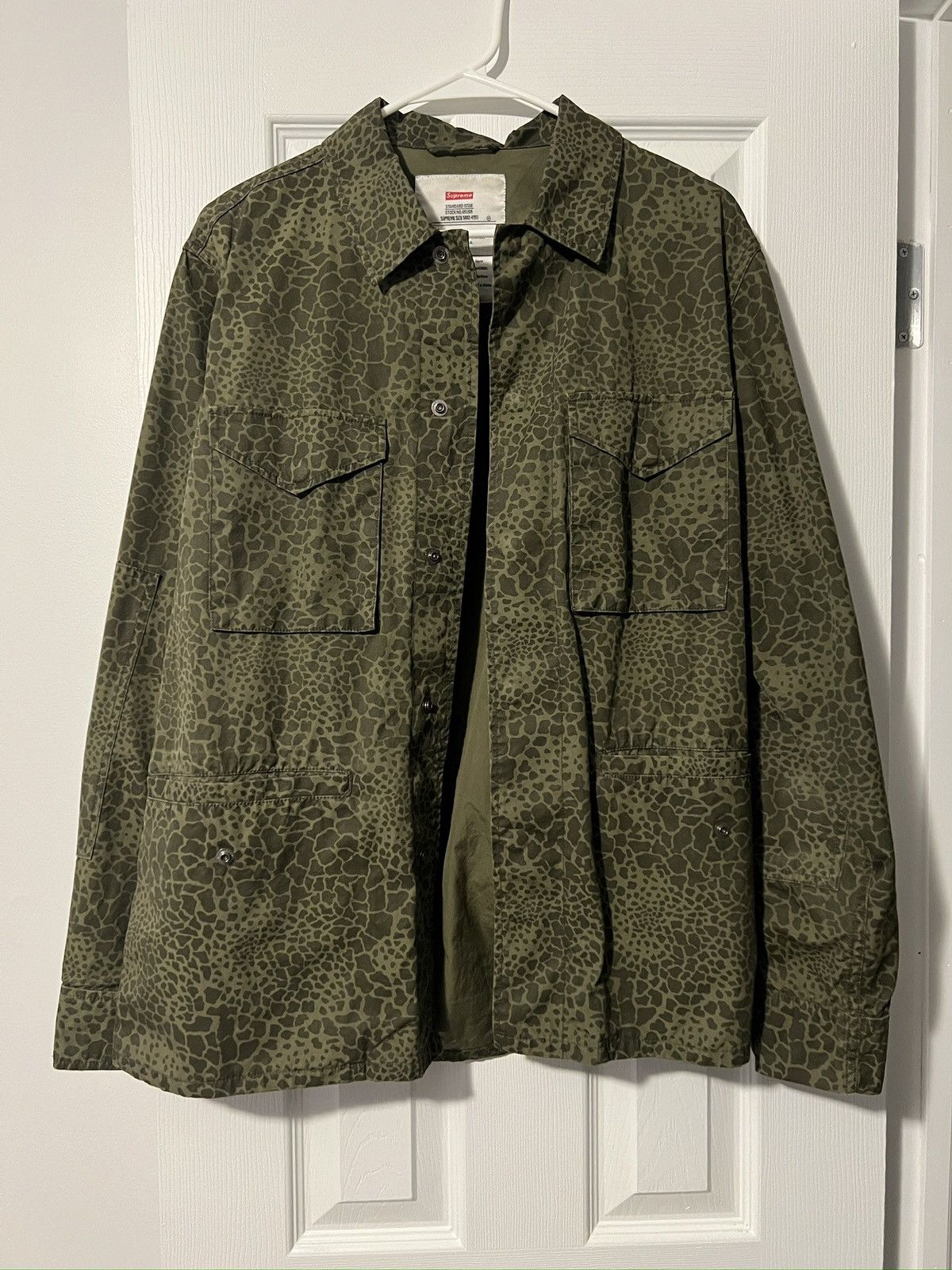 Supreme Supreme Giraffe Camo Field Jacket SS12 | Grailed