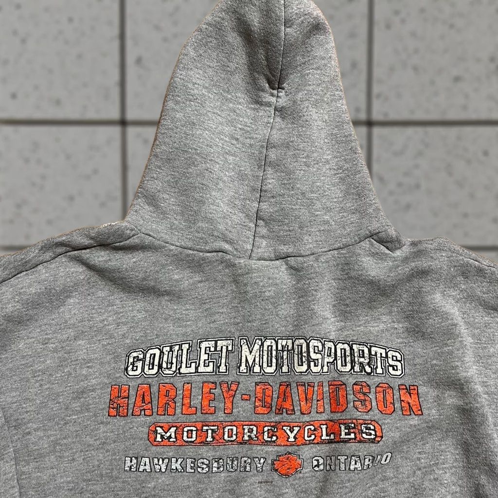 Harley Davidson Harley-Davidson Hoodie Mens Vintage Gray 2002 L Logo Cotton Polyester Shirt? Size US L / EU 52-54 / 3 - 1 Thumbnail