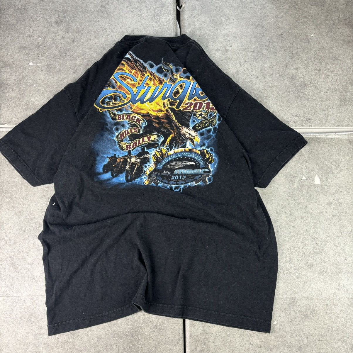 Other Sturgis 2013 73rd Black Hills Rally Shirt SizeL Double Sided Size US L / EU 52-54 / 3 - 1 Thumbnail