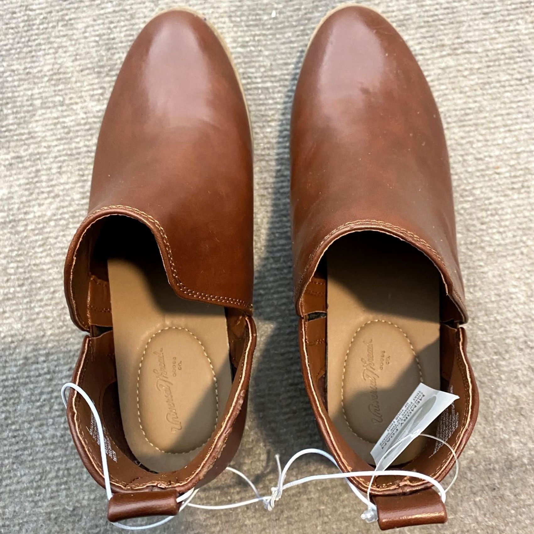 Vintage Universal Thread Boots Womens Size 6 Brown Faux Leather Memory Foam Booties Size US 6 / IT 36 - 7 Thumbnail