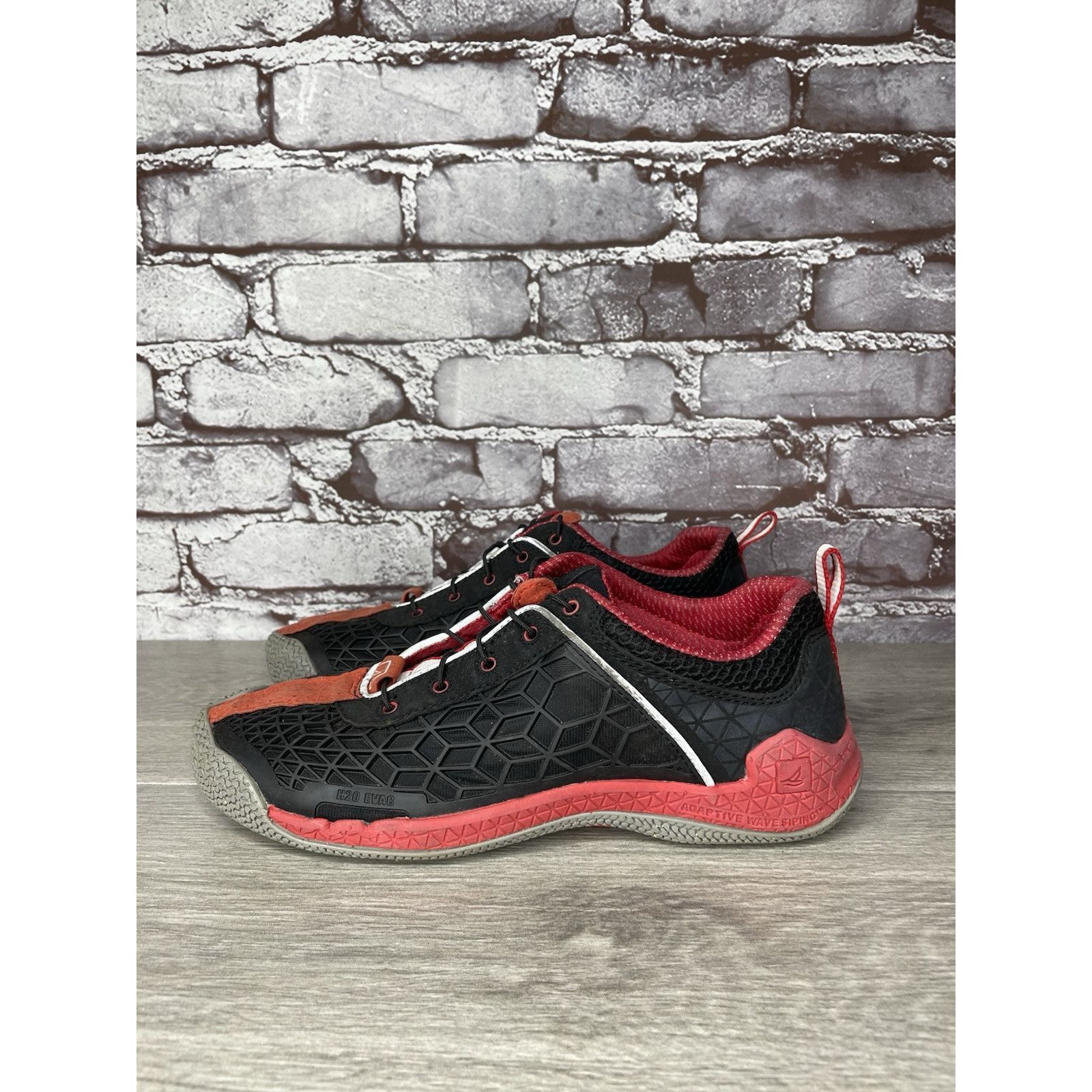 Sperry Sperry Top-Sider Searacer Plus GripX3 Black Red Synthetic Sh Size US 8 / IT 38 - 3 Thumbnail