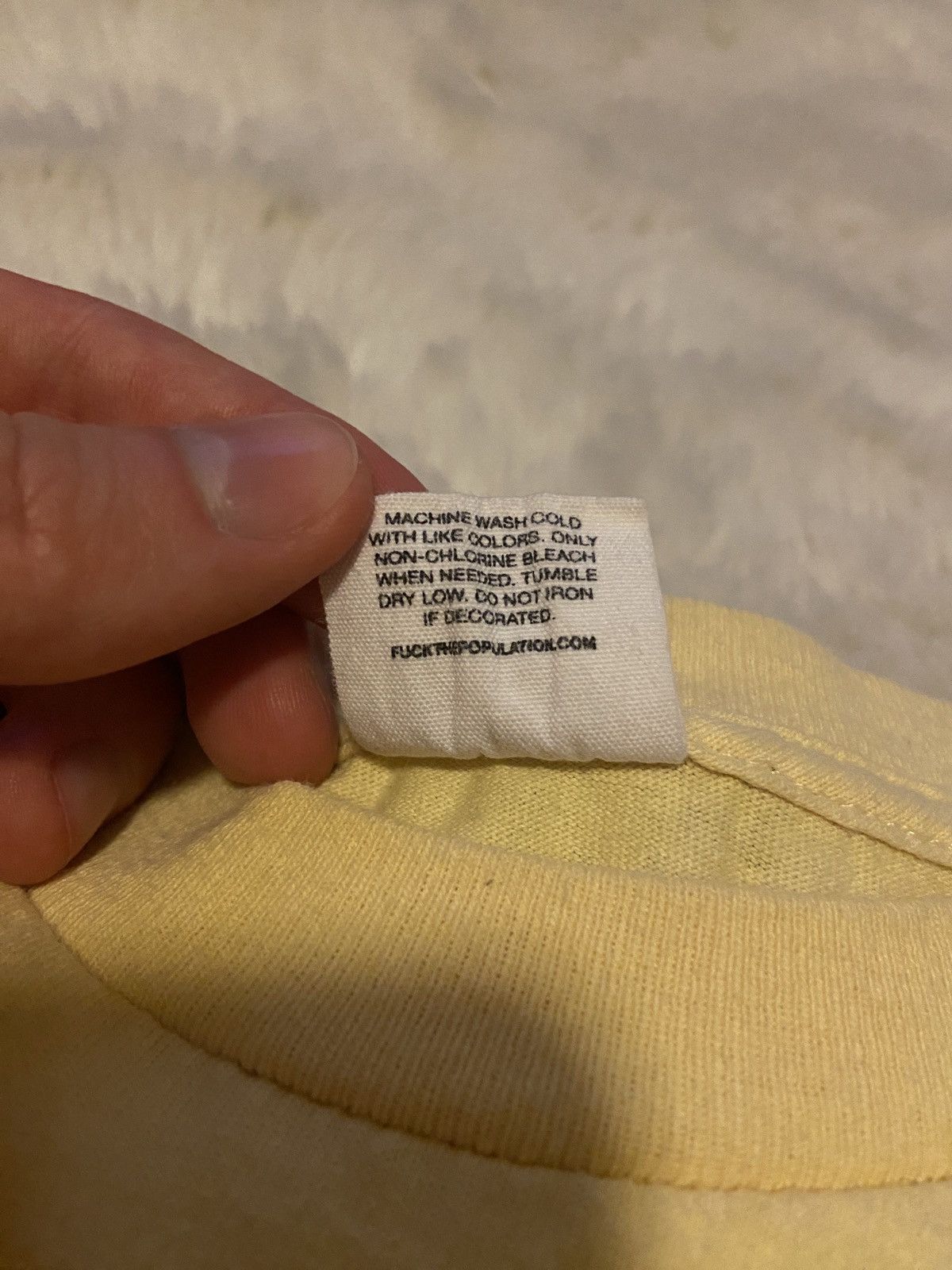 Fuck The Population Fuck The Population ‘Destroyer’ Yellow T-Shirt Size US L / EU 52-54 / 3 - 5 Thumbnail