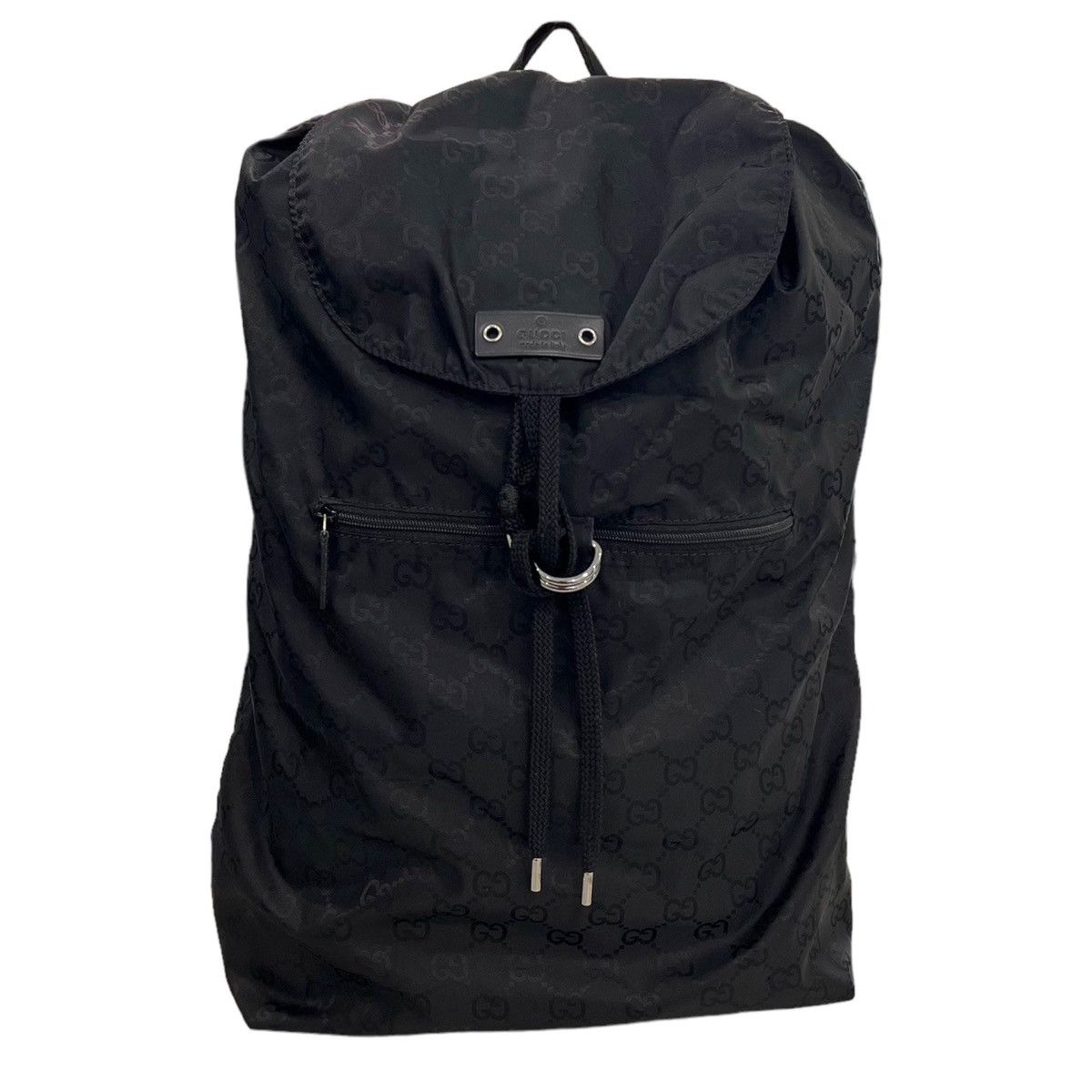 Gucci Gucci Monogram Nylon Bear Charm Backpack Size ONE SIZE - 3 Thumbnail