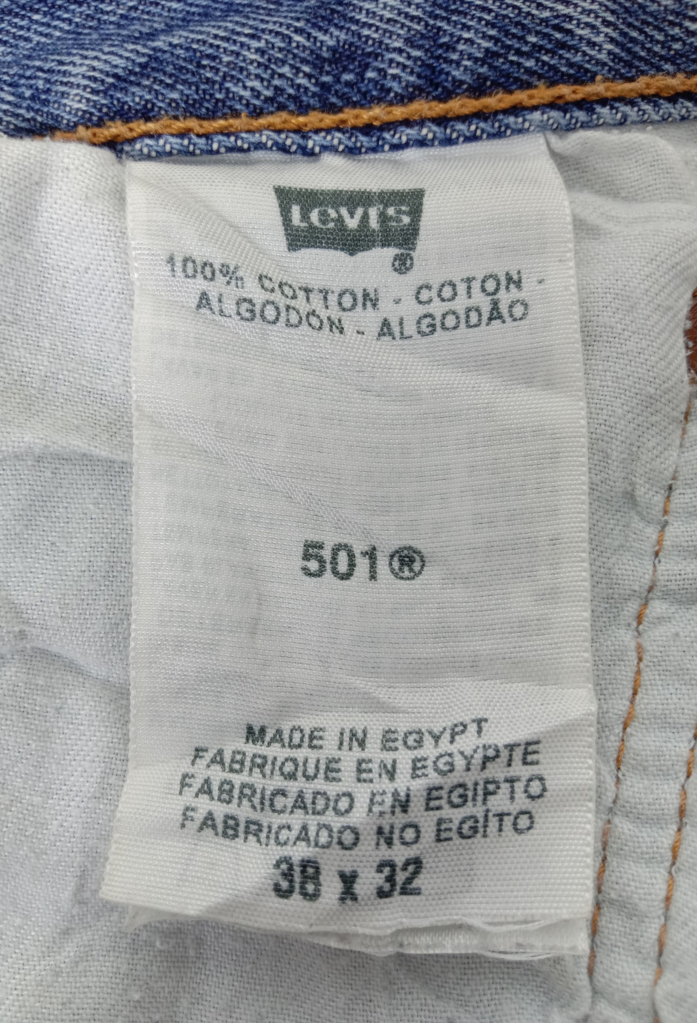 Levi's Vintage Levi's 501 Jeans Blue Wash Button Fly Denim Size US 38 / EU 54 - 15 Thumbnail