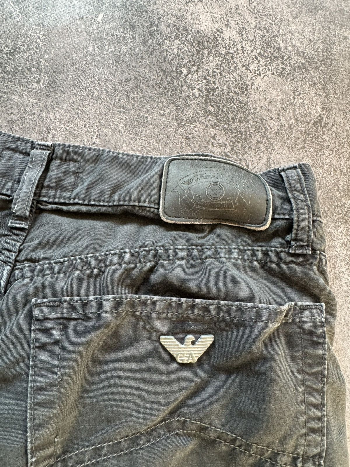 Armani ARMANI VINTAGE METAL LOGO JEANS IF SIX WAS NINE LGB GLAMOUR Size US 30 / EU 46 - 4 Thumbnail