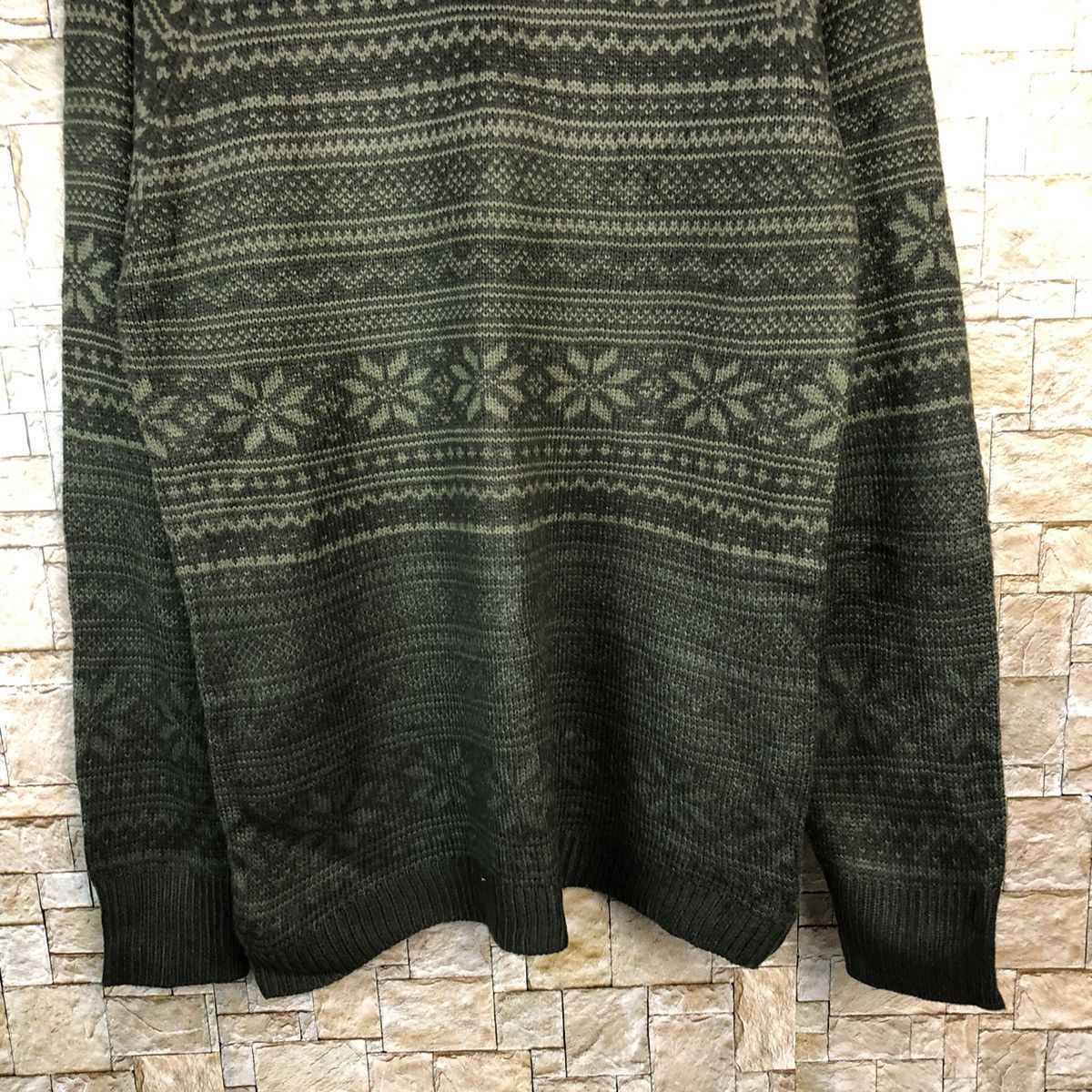 George × Homespun Knitwear × Japanese Brand George slim fit art design Brown Knitwear #A1102 Size US M / EU 48-50 / 2 - 6 Thumbnail
