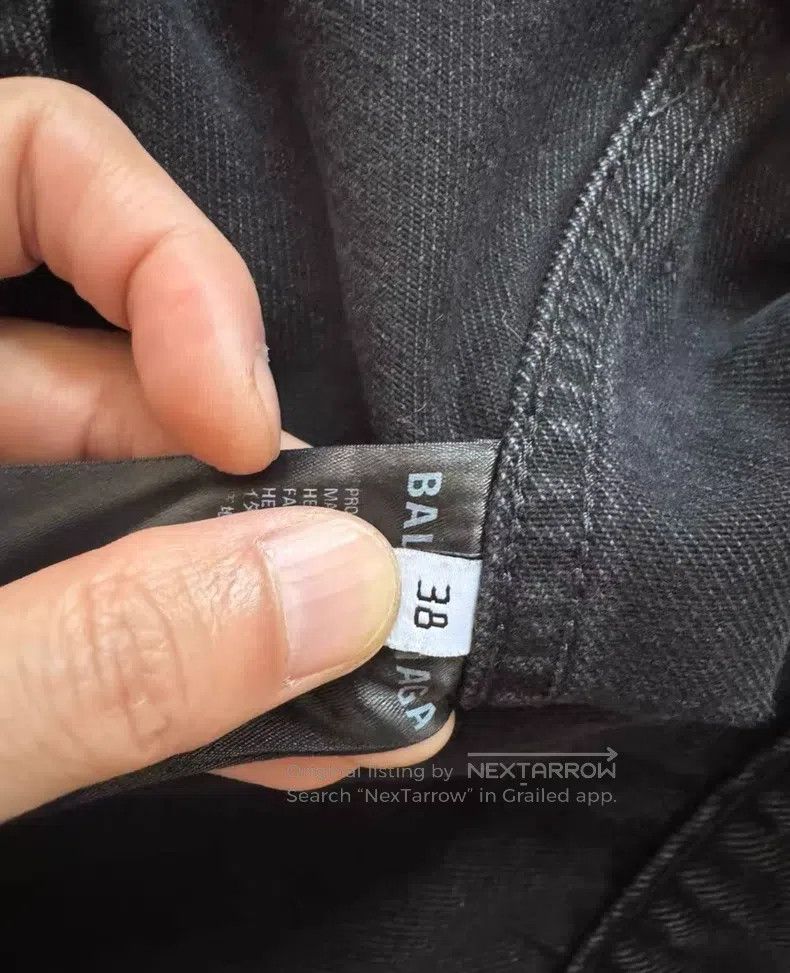Balenciaga Balenciaga Back logo denim jacket Size XS / US 0-2 / IT 36-38 - 4 Thumbnail