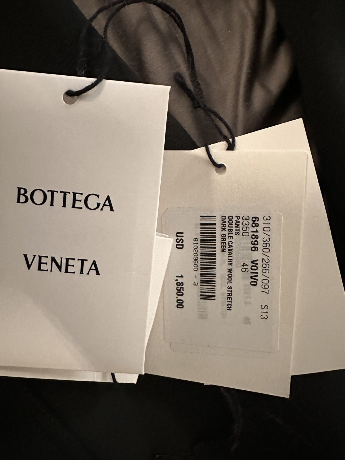 Bottega Veneta double cavalry wool pants Size US 30 / EU 46 - 10 Thumbnail