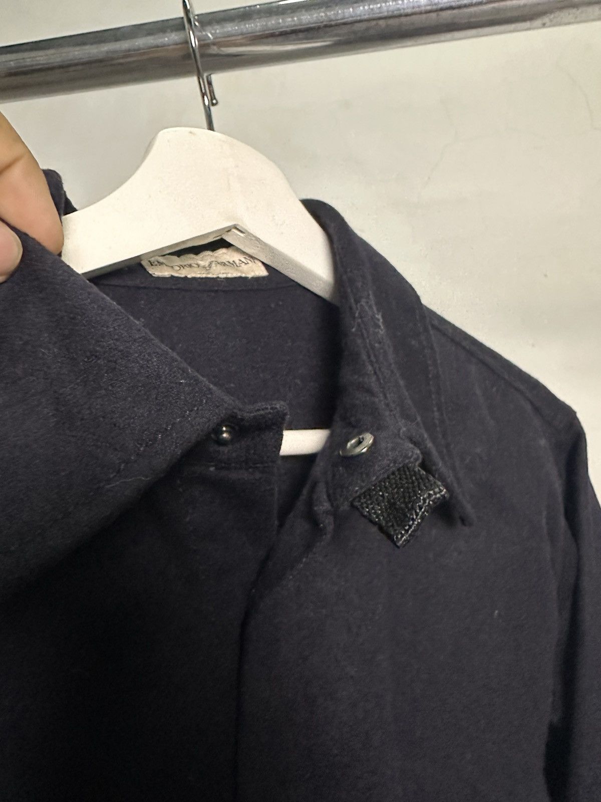 Emporio Armani Emporio Armani Wool Cashmere Button-Up Shirt Jacket Size US M / EU 48-50 / 2 - 8 Thumbnail