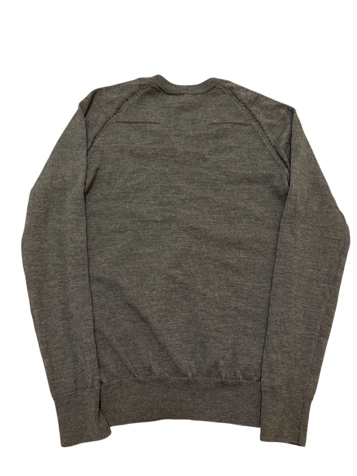 Dior Dior Homme AW09 Distressed V-Neck Size US XS / EU 42 / 0 - 4 Thumbnail