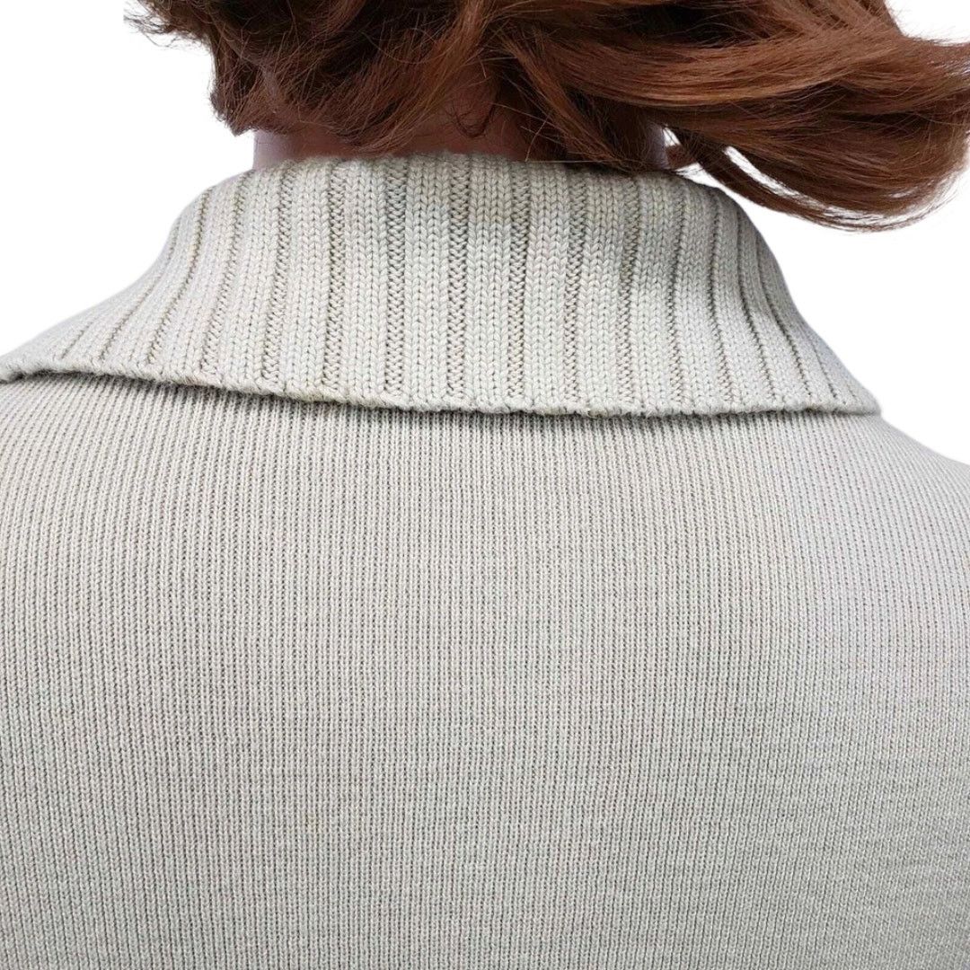 Robert Talbott × Vintage Talbots Sweater Made in JAPAN Half zip Mockneck L Cotton Size L / US 10 / IT 46 - 10 Thumbnail