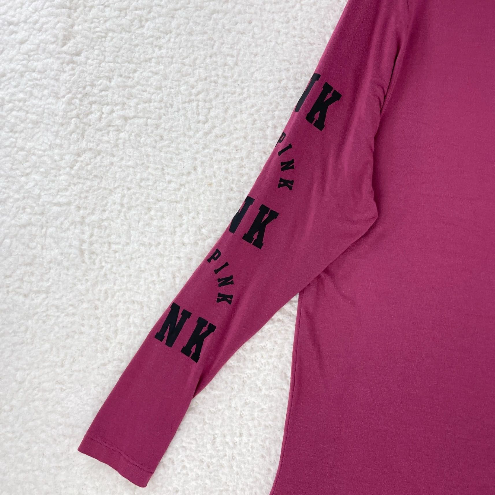 Victoria's Secret PINK Victoria's Secret Super Soft Shirt Womens Medium Mauve Long Sleeve Shirt Size M / US 6-8 / IT 42-44 - 6 Thumbnail