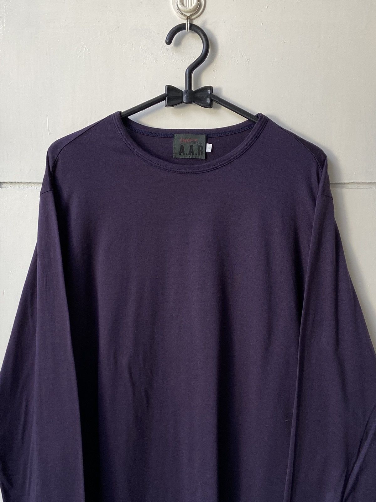 Designer A.A.R Yohji Yamamoto Purple Long Sleeve T-shirt Size US S / EU 44-46 / 1 - 10 Thumbnail