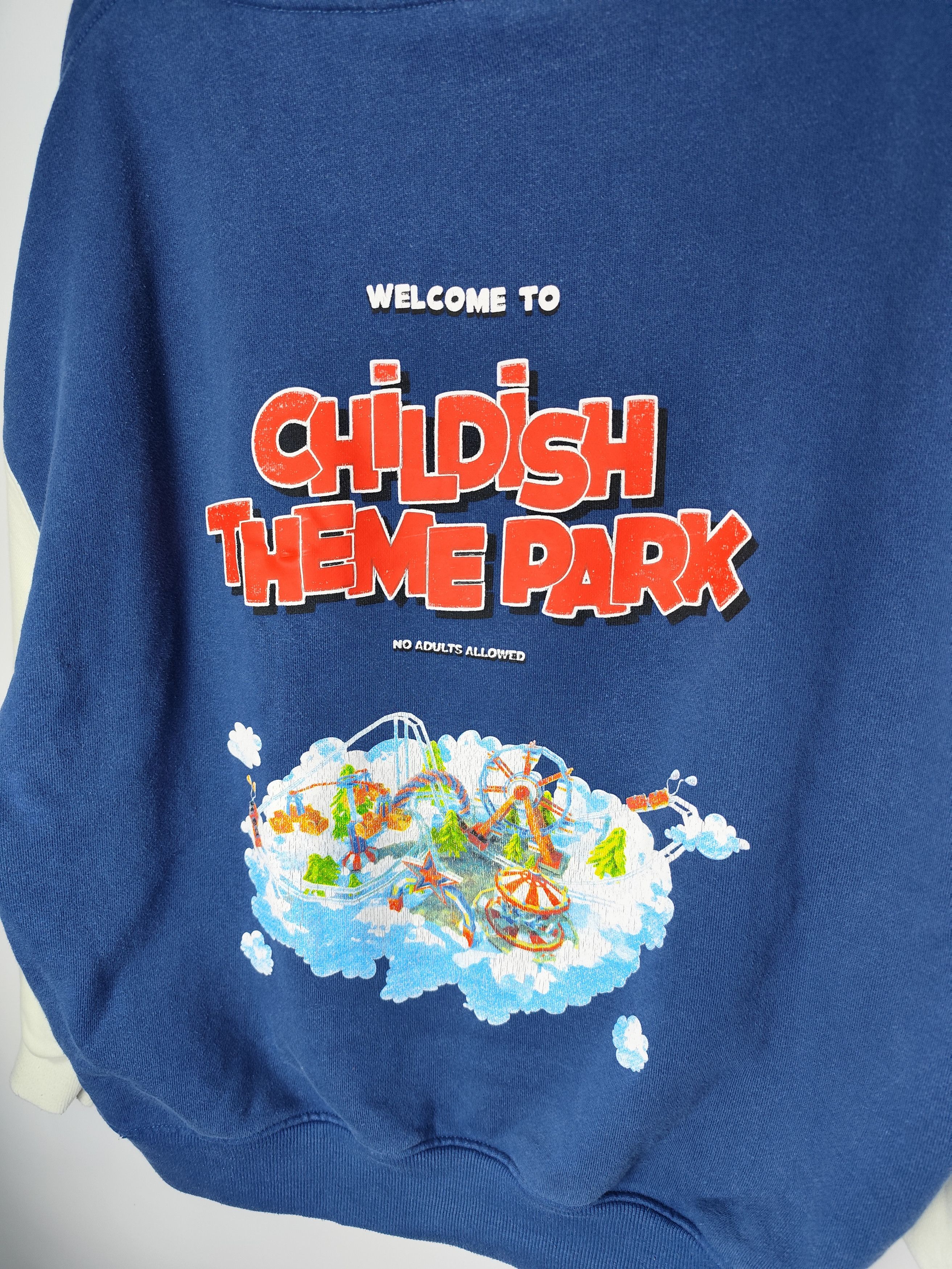 Back Tgf Hoodies Tgfbro Childish Theme Park Hoodie Vintage Rare