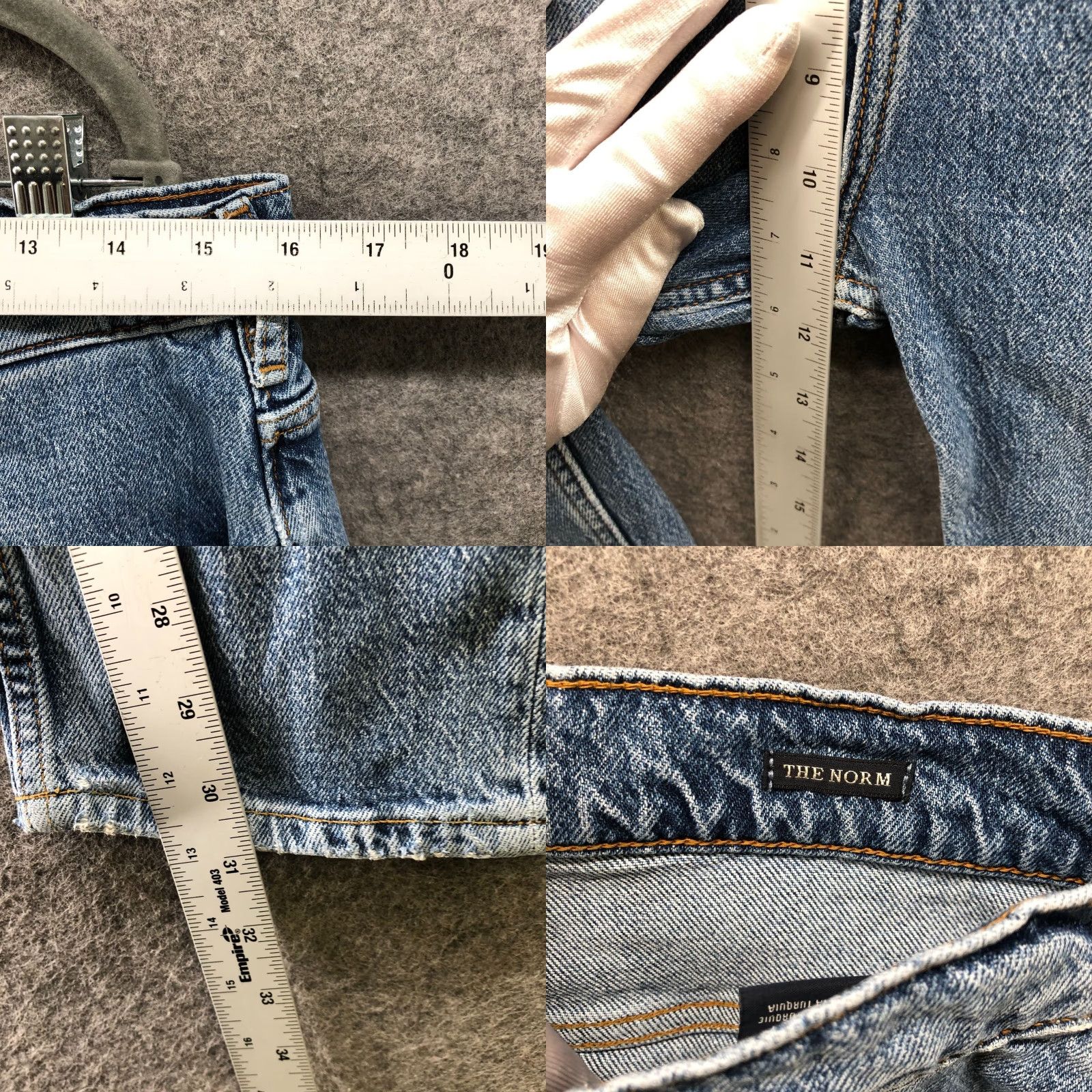 Scotch & Soda SCOTCH & SODA The Norm Jeans Mens 31x32 Regular Straight Denim Blue 90s Retro Style Mens Jeans Size US 31 - 8 Thumbnail