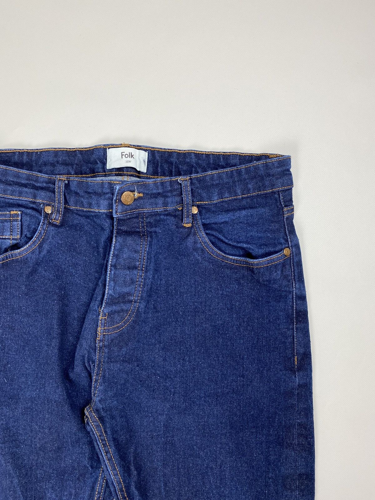 Folk Folk men’s Selvedge Denim Jeans Size US 34 / EU 50 - 8 Thumbnail