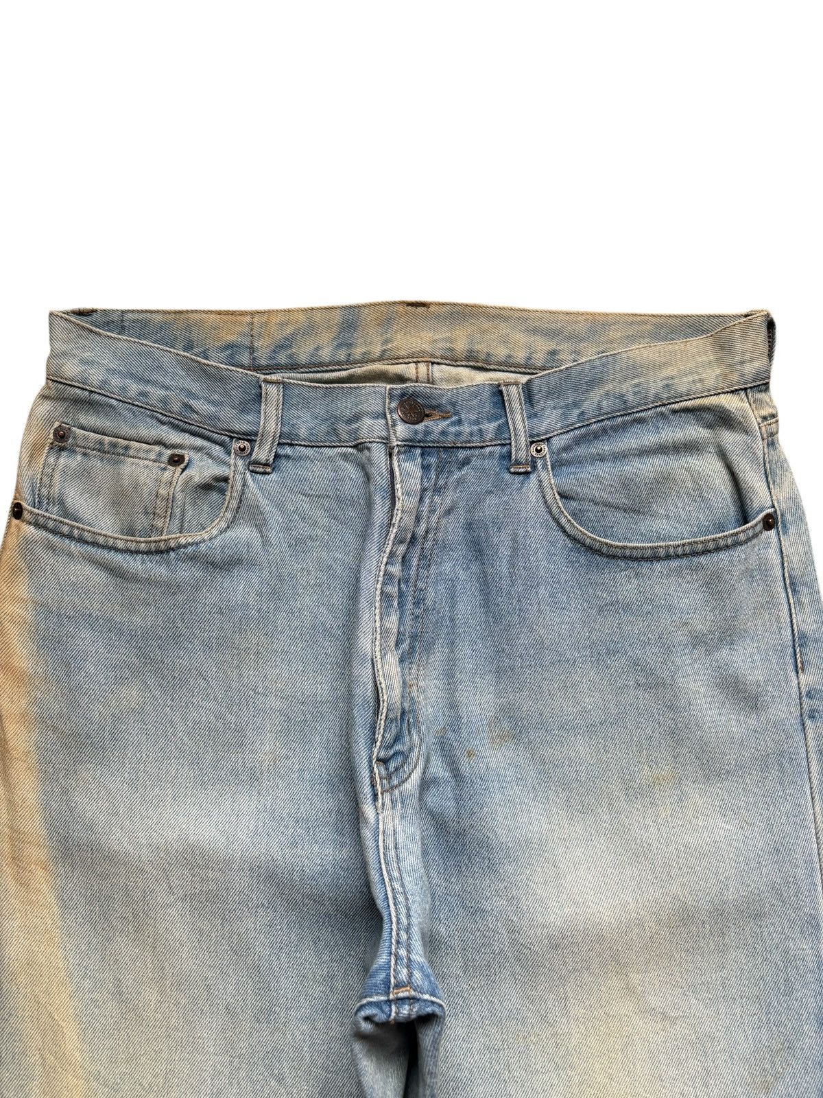 Converse × Japanese Brand Vintage Converse Rusty Mud Wash Loose Baggy Jeans Size US 32 / EU 48 - 4 Thumbnail