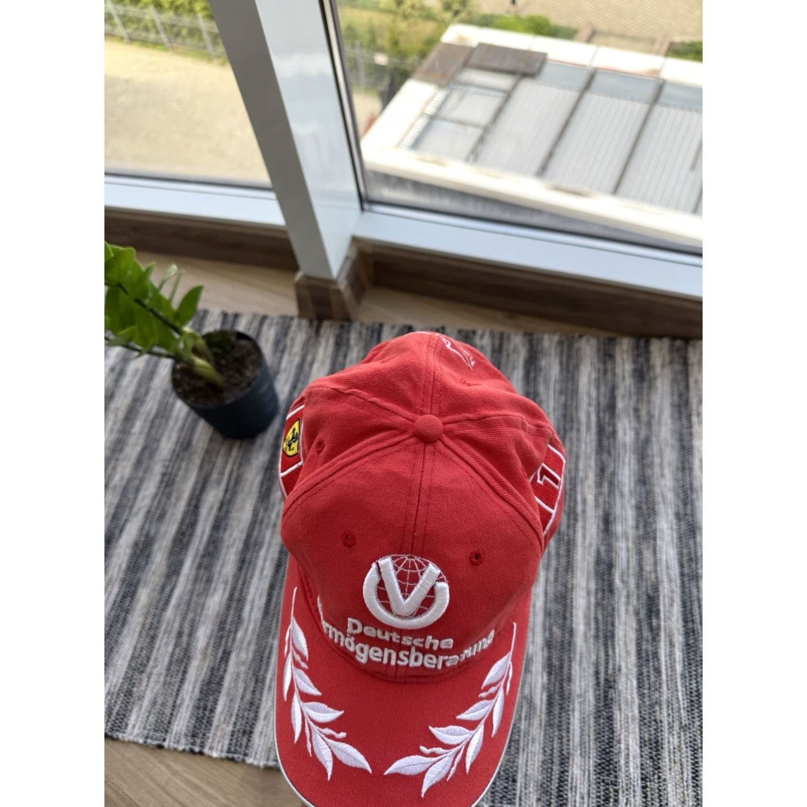 Ferrari FERRARI Vintage Racing Cap Hat Michael Schumacher Cap 90s Snapback Racing Cap Red Mens One Size Size ONE SIZE - 4 Thumbnail