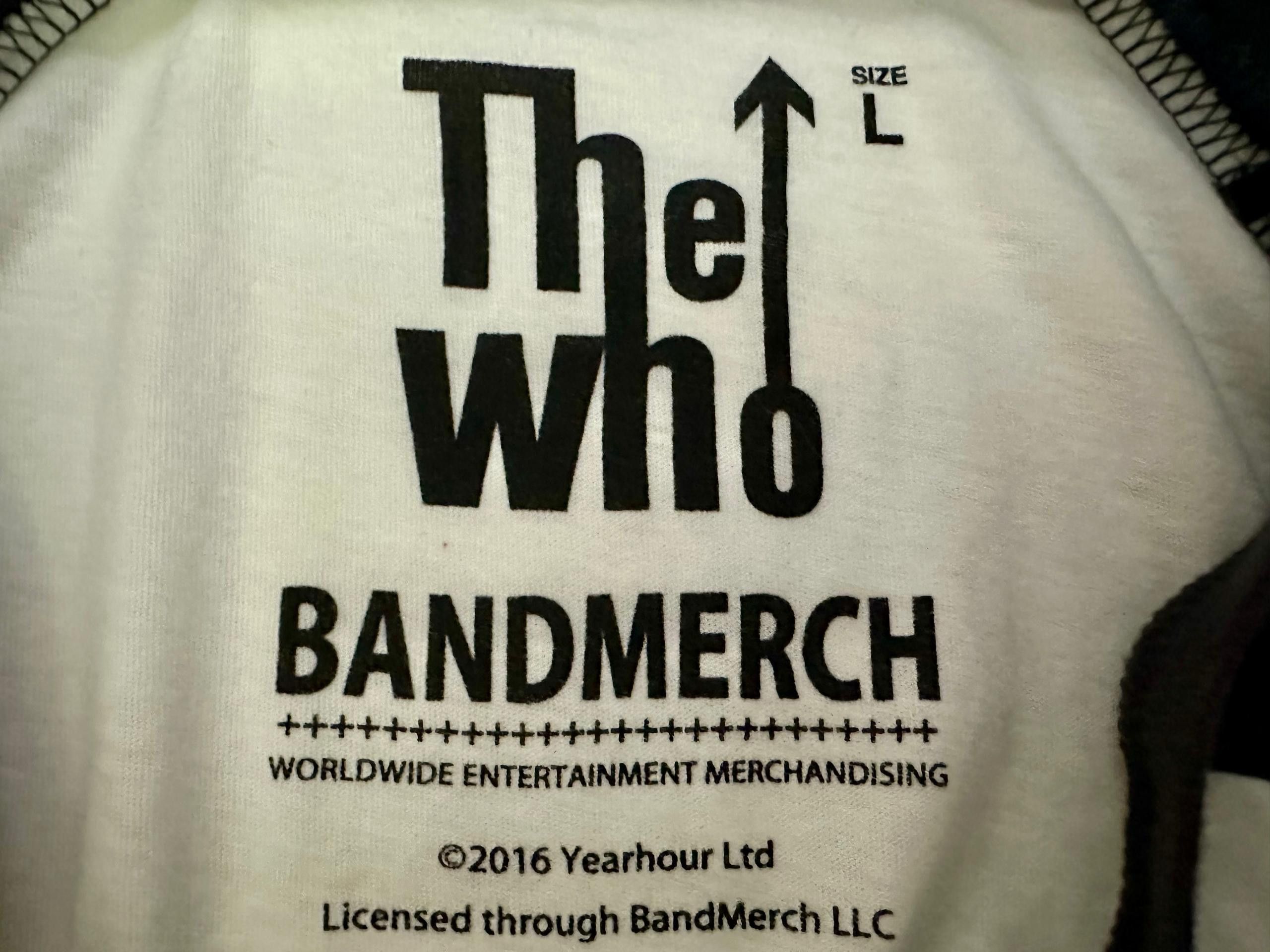 Band Tees The Who | Raglan Short Sleeve T-Shirt Size US L / EU 52-54 / 3 - 4 Thumbnail