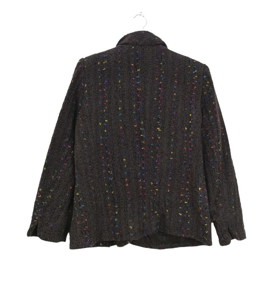 Aran Isles Knitwear Vintage Japanese Brand Frohlich Rainbow Petite Jacket Size M / US 6-8 / IT 42-44 - 3 Thumbnail