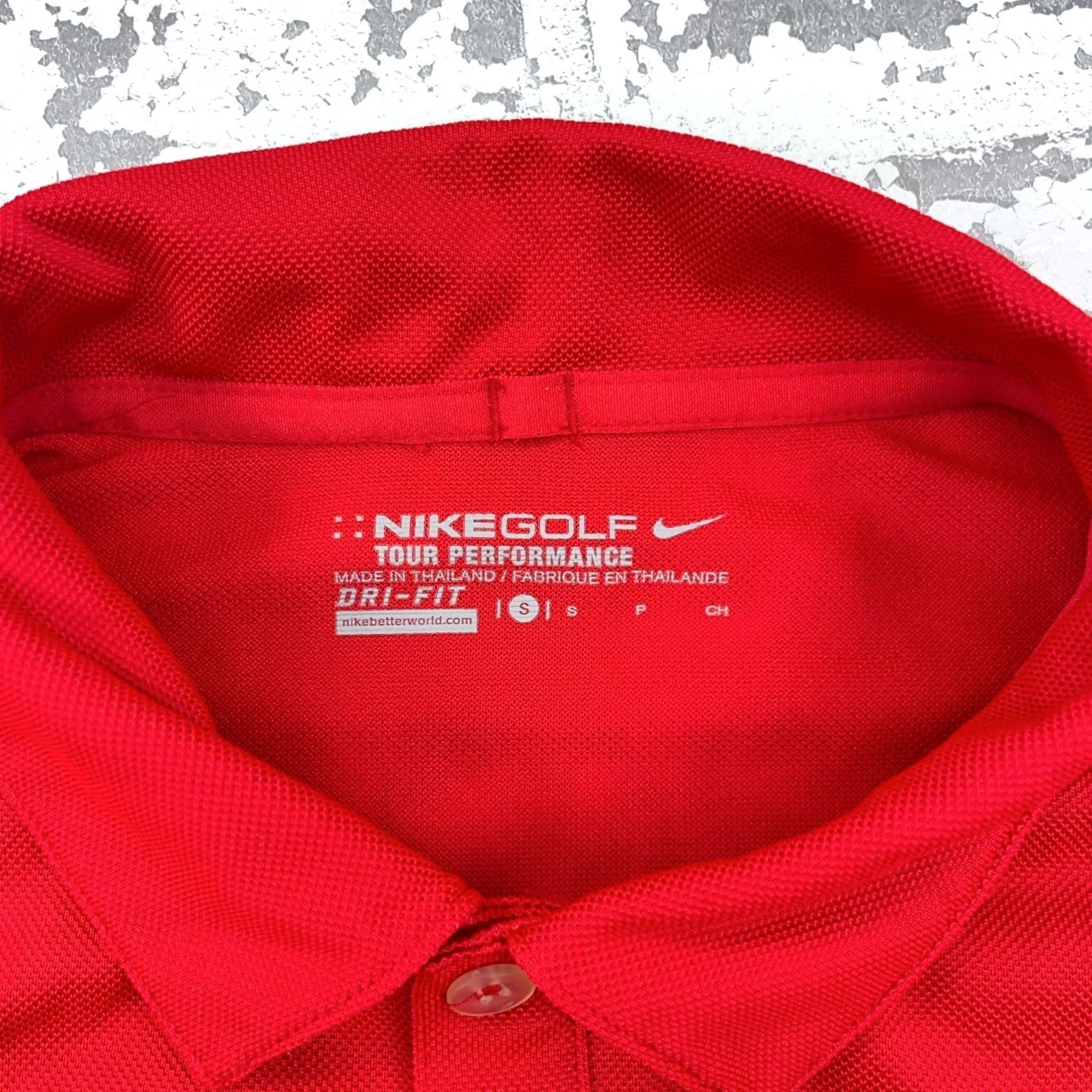 Nike Nike Polo Shirt Men Small Red Gray Dri Fit Performance Golf Colorblock Adult S Red Nike Dri-Fit Size US S / EU 44-46 / 1 - 3 Thumbnail