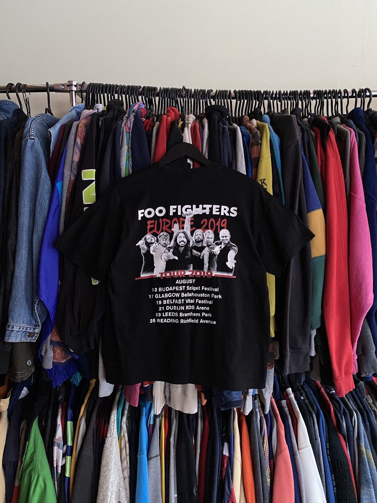Band Tees VINTAGE FOO FIGHTERS EUROPE TOUR T-SHIRT Size US M / EU 48-50 / 2 - 3 Thumbnail