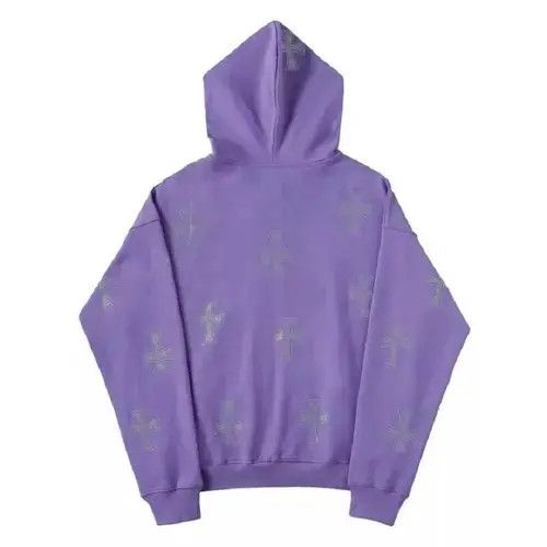 Japanese Brand Hoodie Rhinestone Cross Zip Up Hoodie Size US L / EU 52-54 / 3 - 2 Thumbnail
