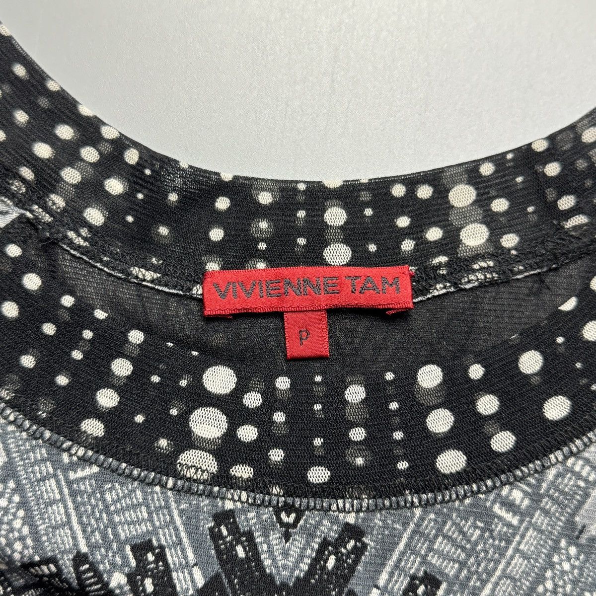 Vivienne Tam Vivienne Tam - Mesh City Design Longsleeve Blouse Size S / US 4 / IT 40 - 7 Thumbnail