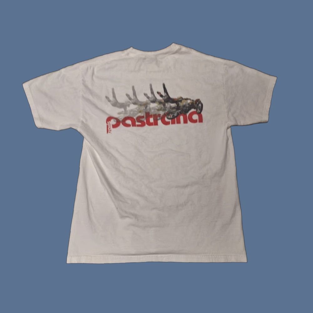 No Fear VINTAGE No Fear Travis Pastrana Freestyle Motocross Shirt L White 90s 00s Motocross Logo Mens Shirt Size US L / EU 52-54 / 3 - 1 Thumbnail