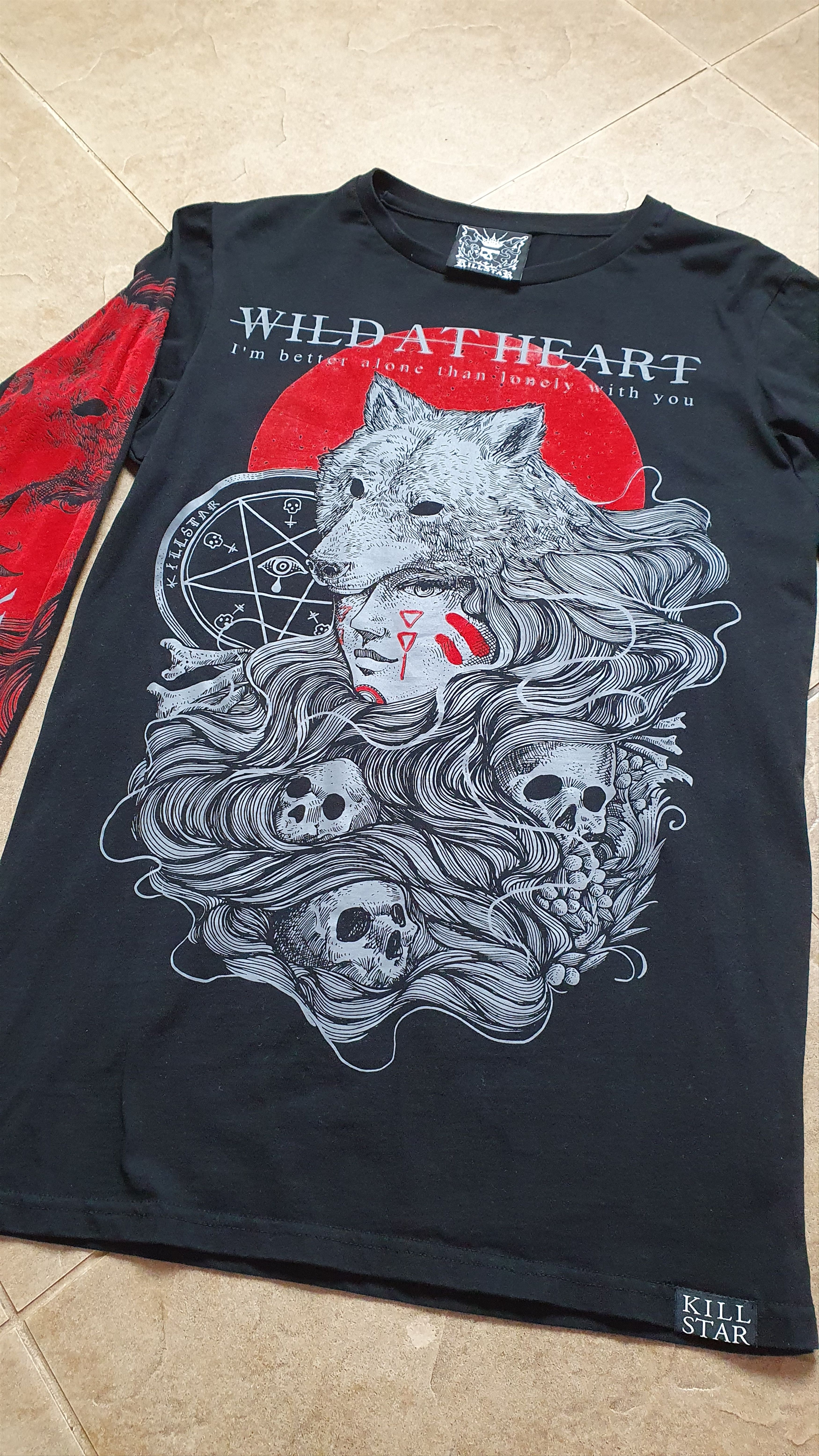 Killstar Longsleeve t-shirt Wild At Heart - KILLSTAR sweatshirt Size US M / EU 48-50 / 2 - 15 Thumbnail