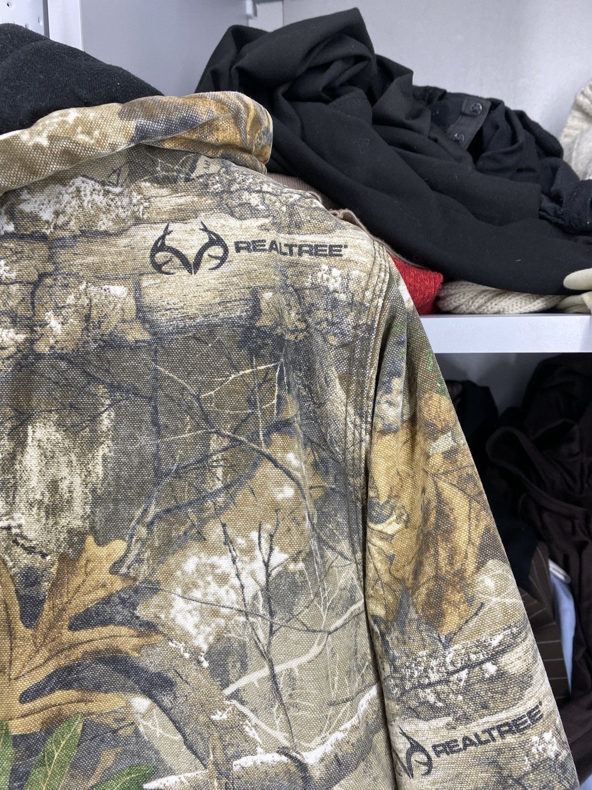 Other Vintage Detroit Jacket Real Tree Mossy Oak Denim Jacket Size US M / EU 48-50 / 2 - 3 Thumbnail