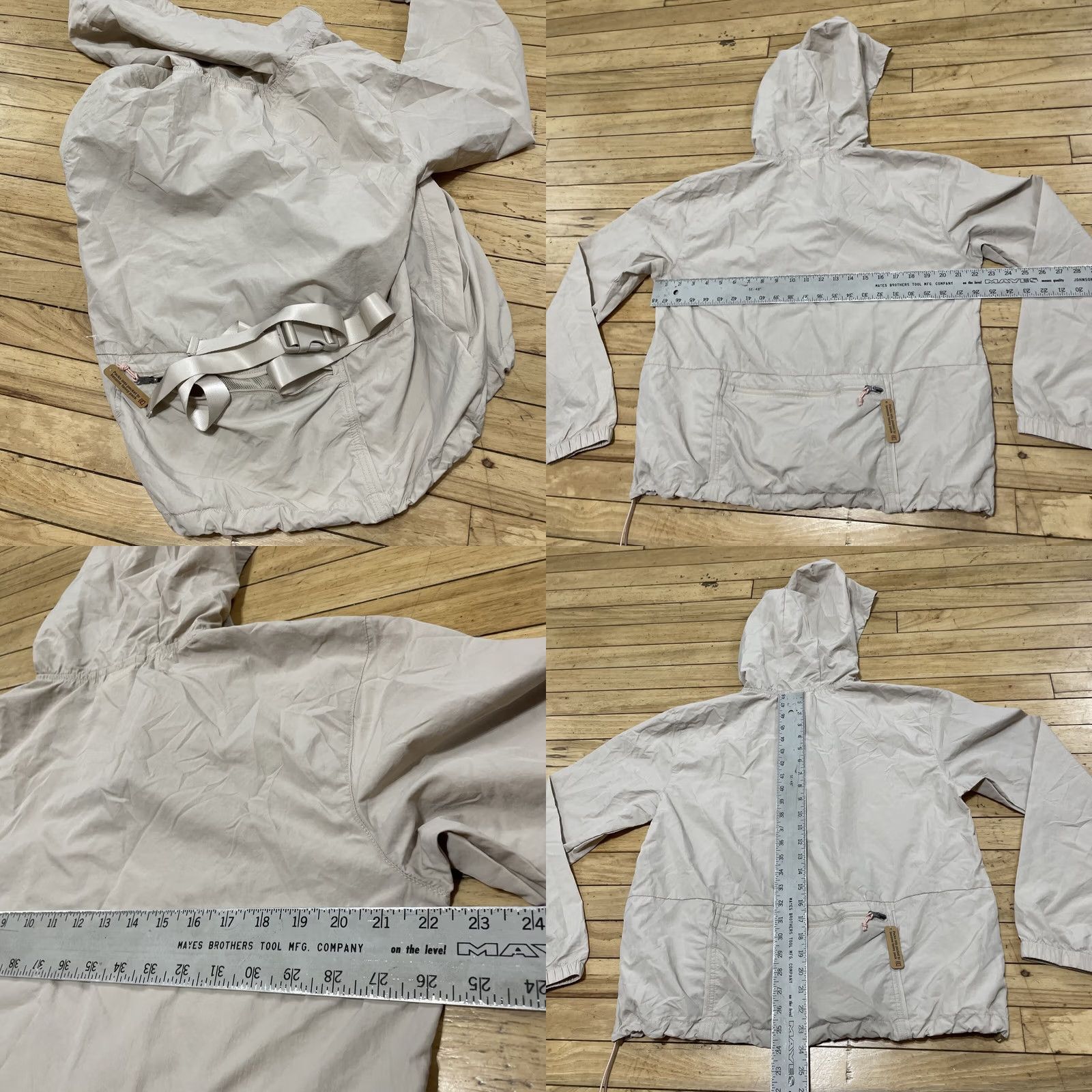 Avalanche VINTAGE Avalanche Windbreaker Jacket Women L Gray UL Packable Belt Climb Hike Gorp NEW Size L / US 10 / IT 46 - 8 Thumbnail