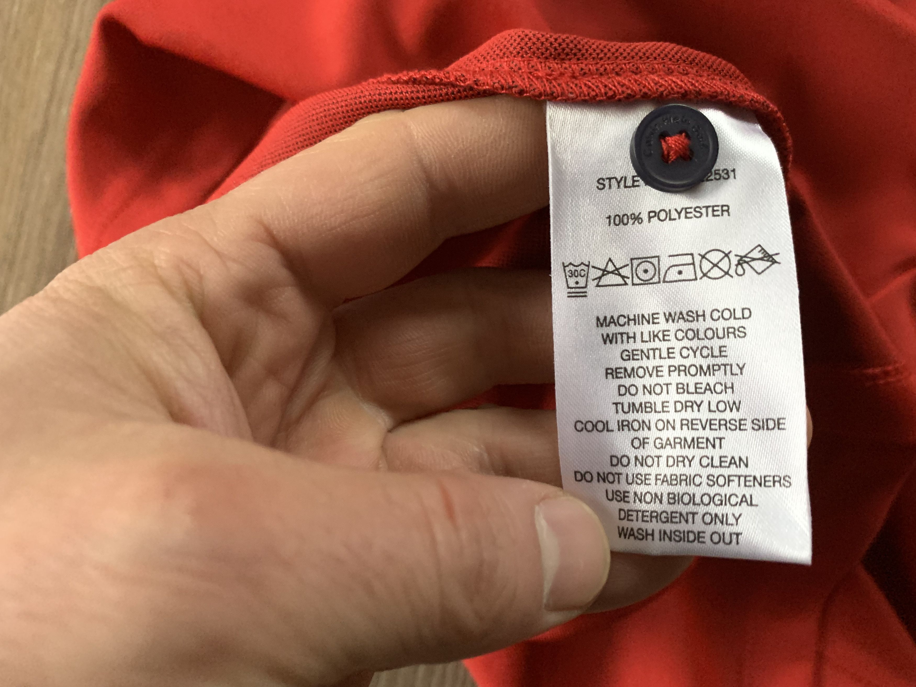 Calvin Klein × Vintage Calvin Klein Golf Red Polo T Shirt Size US M / EU 48-50 / 2 - 7 Thumbnail