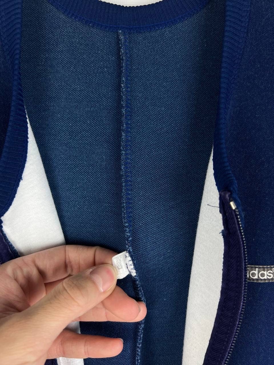 Adidas Vintage 70s Adidas Overall Suit Size 38 BlueZip Size US 38 / EU 54 - 3 Thumbnail