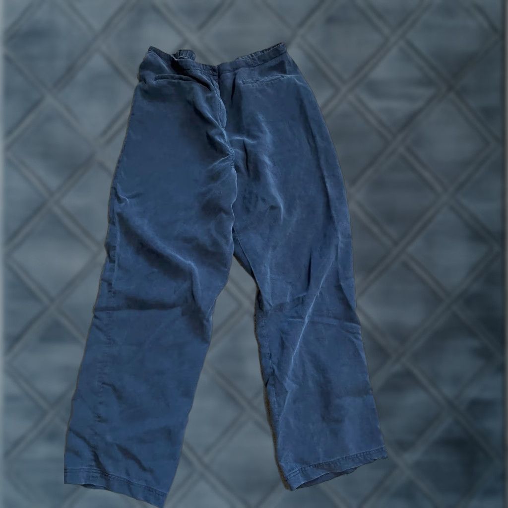 Pendleton VINTAGE Pendleton Trousers Pants 90s Blue Lyocell Tencel Straight Leg Size 14 Women Size 36" / US 14 / IT 50 - 1 Thumbnail