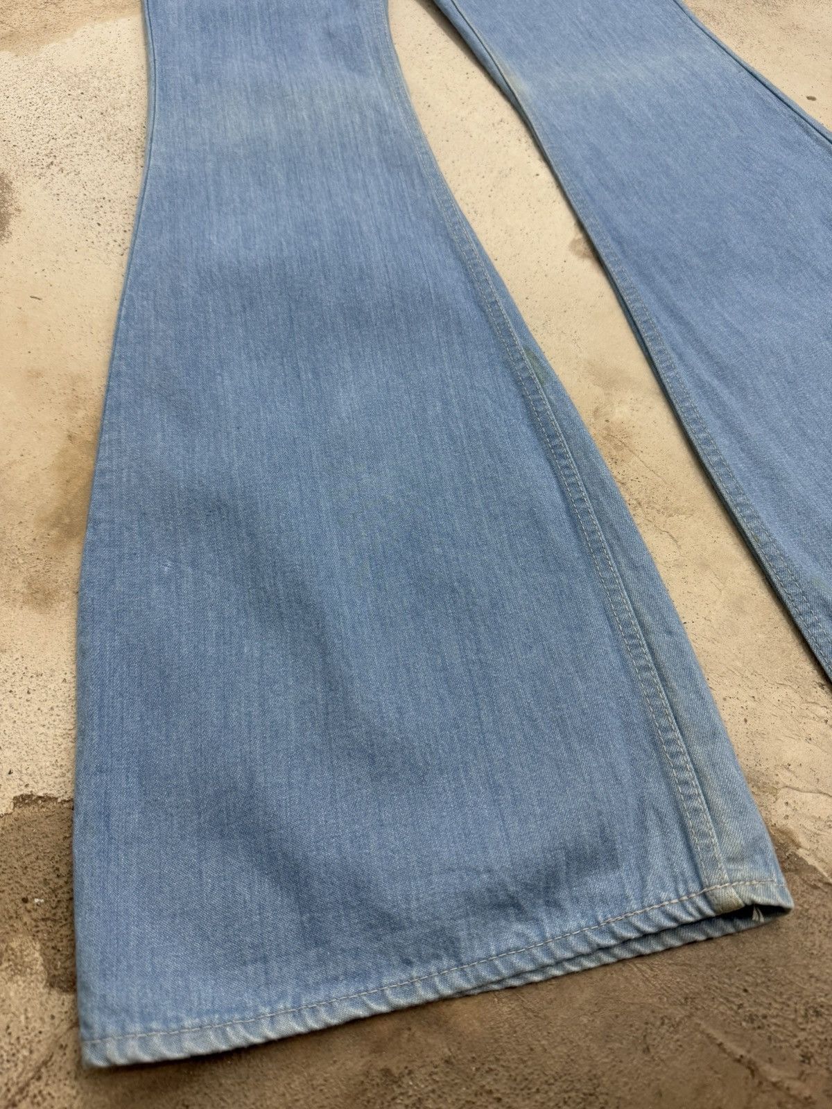 Big John Vintage Big John Bell Bottom Paint Mark Unisex Denim Pants Size US 27 - 5 Thumbnail