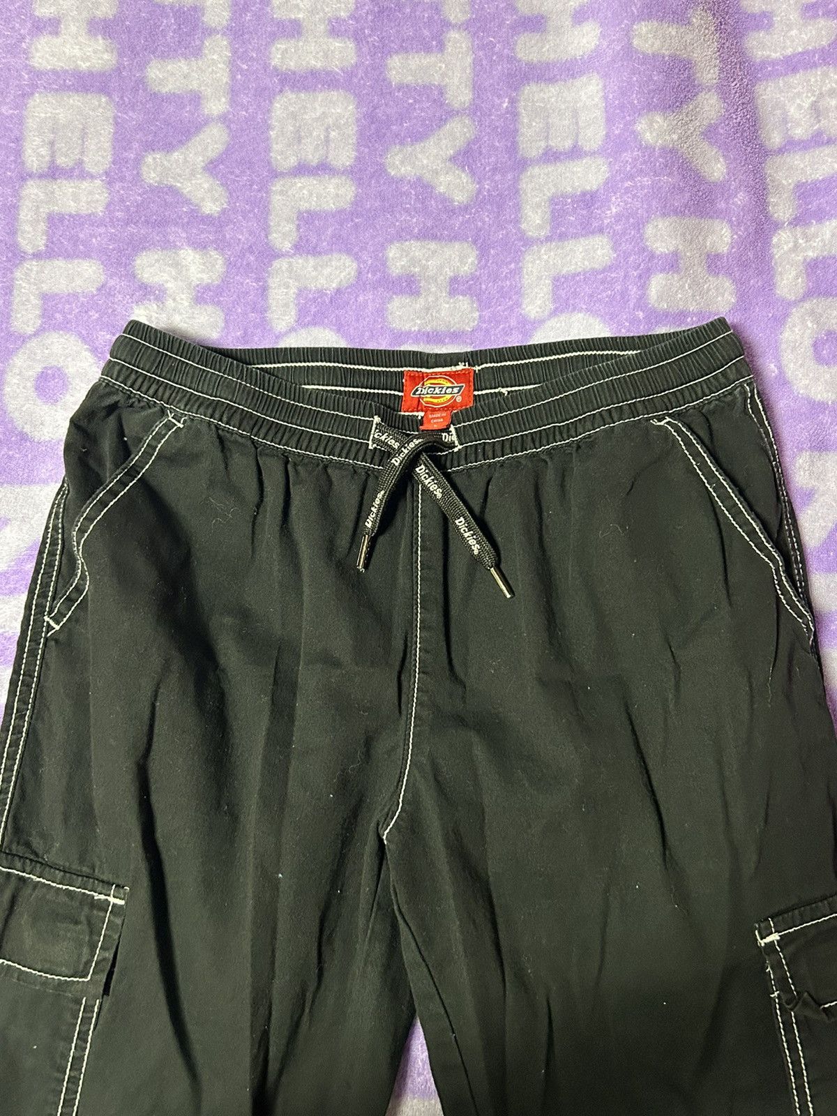 Dickies Dickies cargo joggers white stitching | KIDS SIZE L** Size US 27 - 1 Thumbnail