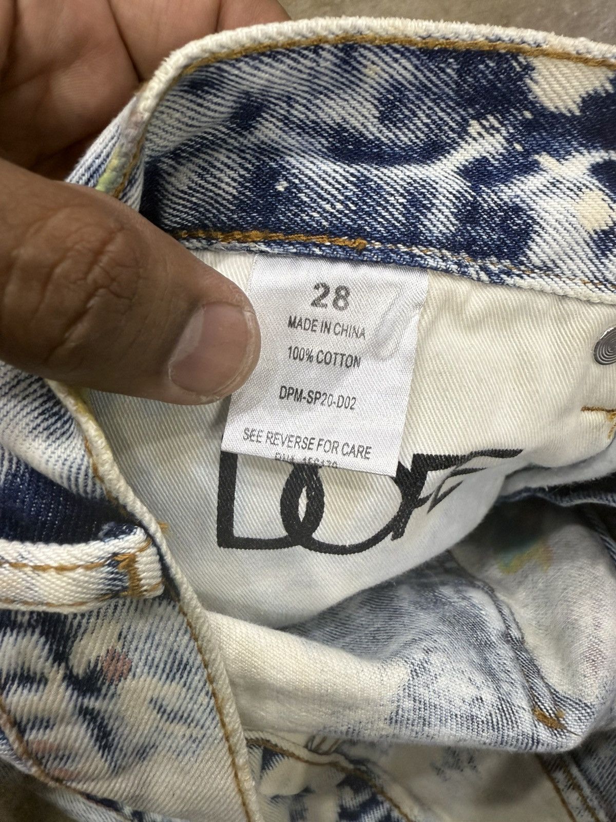 Other Dope Feather Tye Dye Denim Size US 30 / EU 46 - 7 Thumbnail